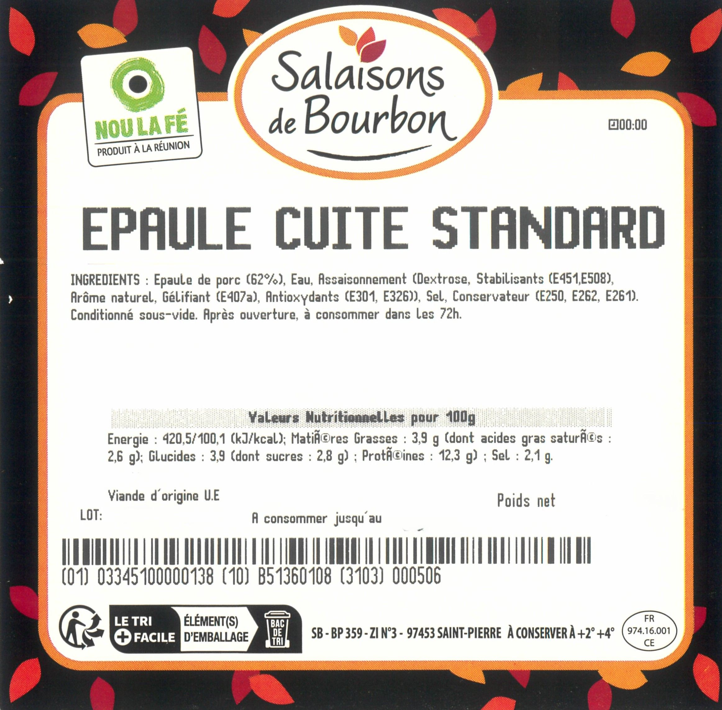 EPAULE CUITE RECT SC PM SB KG