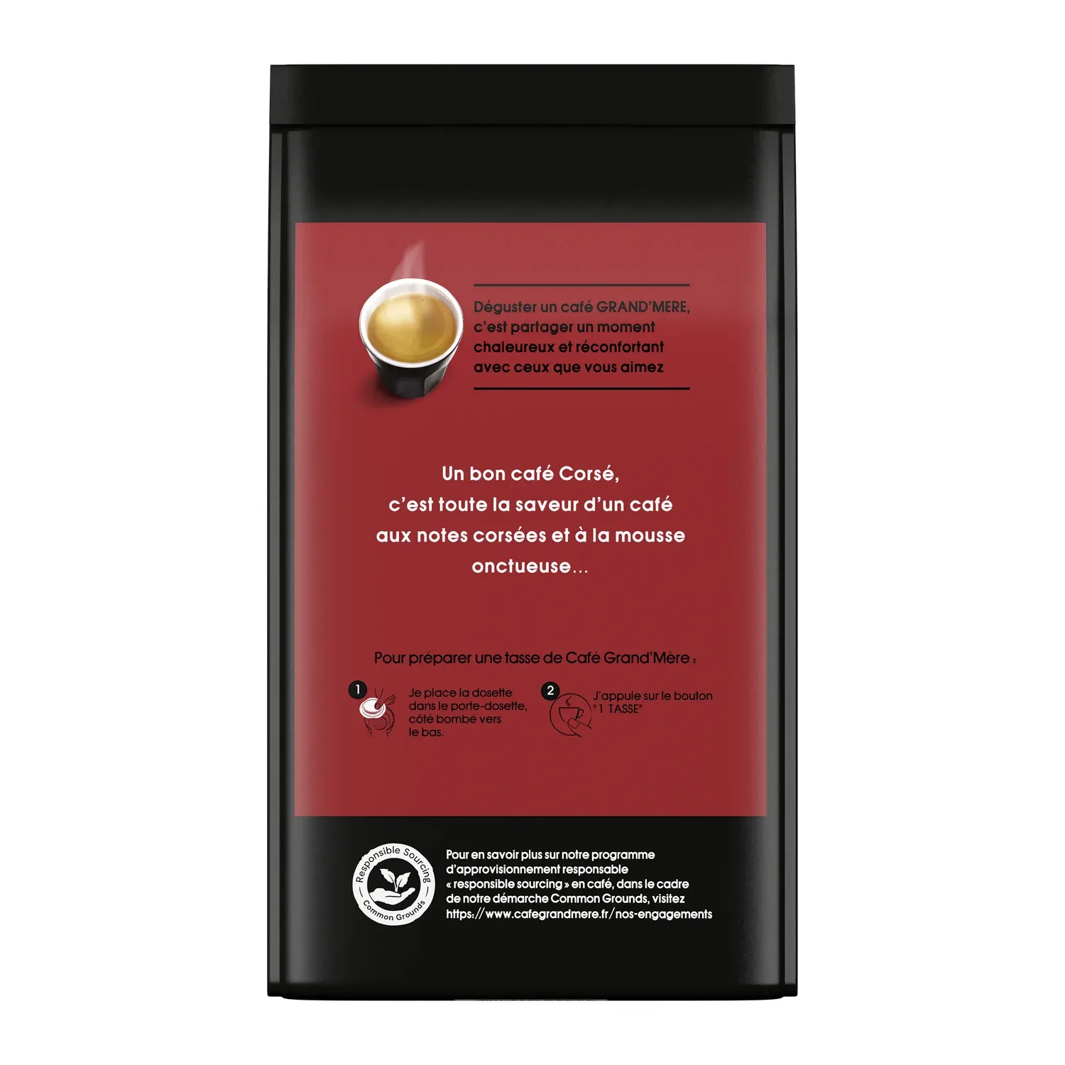 Café dosettes corsé GRAND'MERE SENSEO