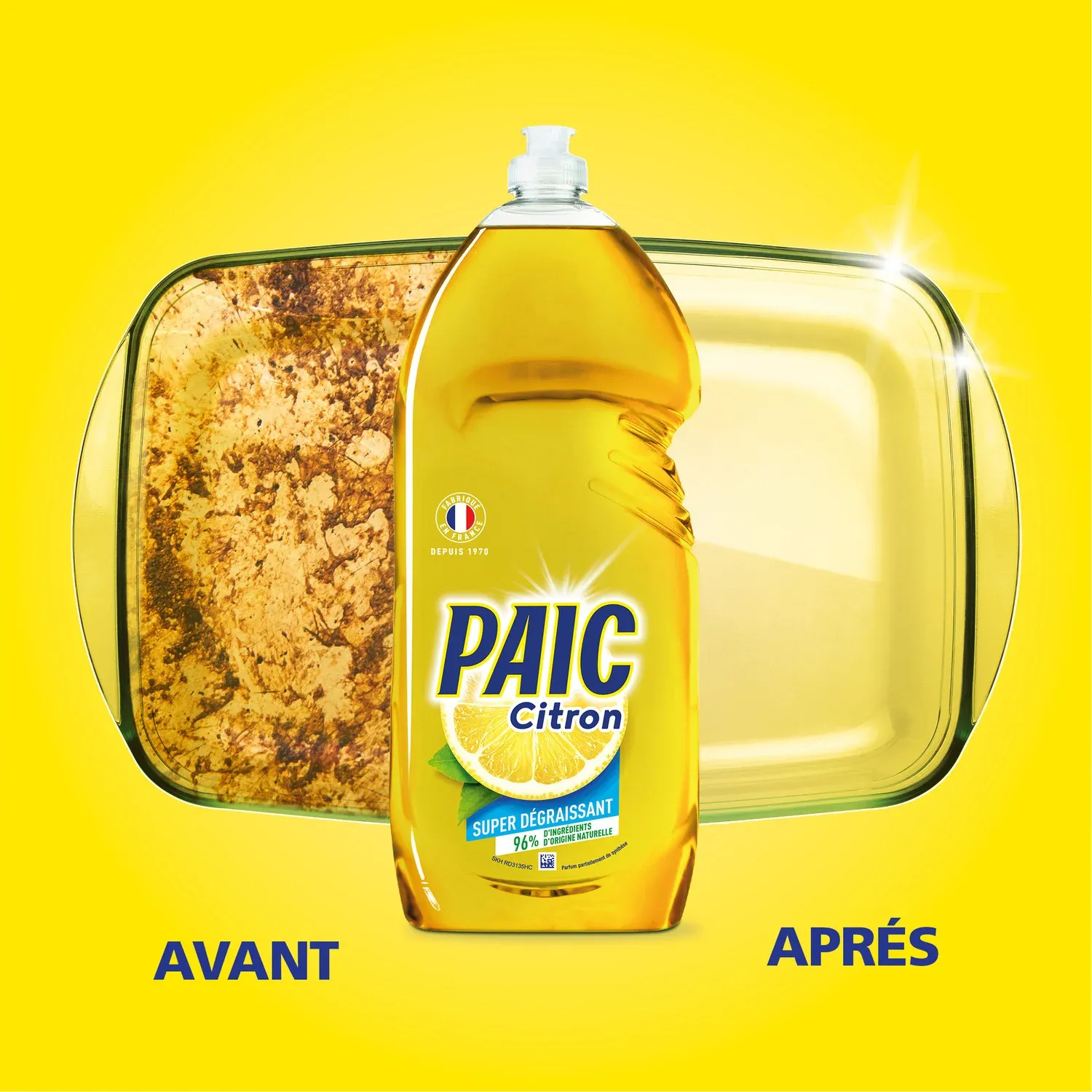 Liquide vaisselle Citron Super Dégraissant PAIC
