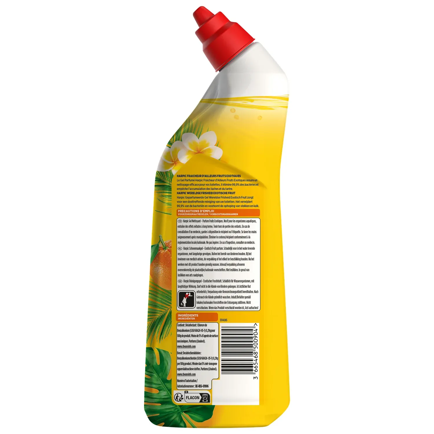 Gel WC Fraîcheur D'Ailleurs Fruits Exotiques HARPIC