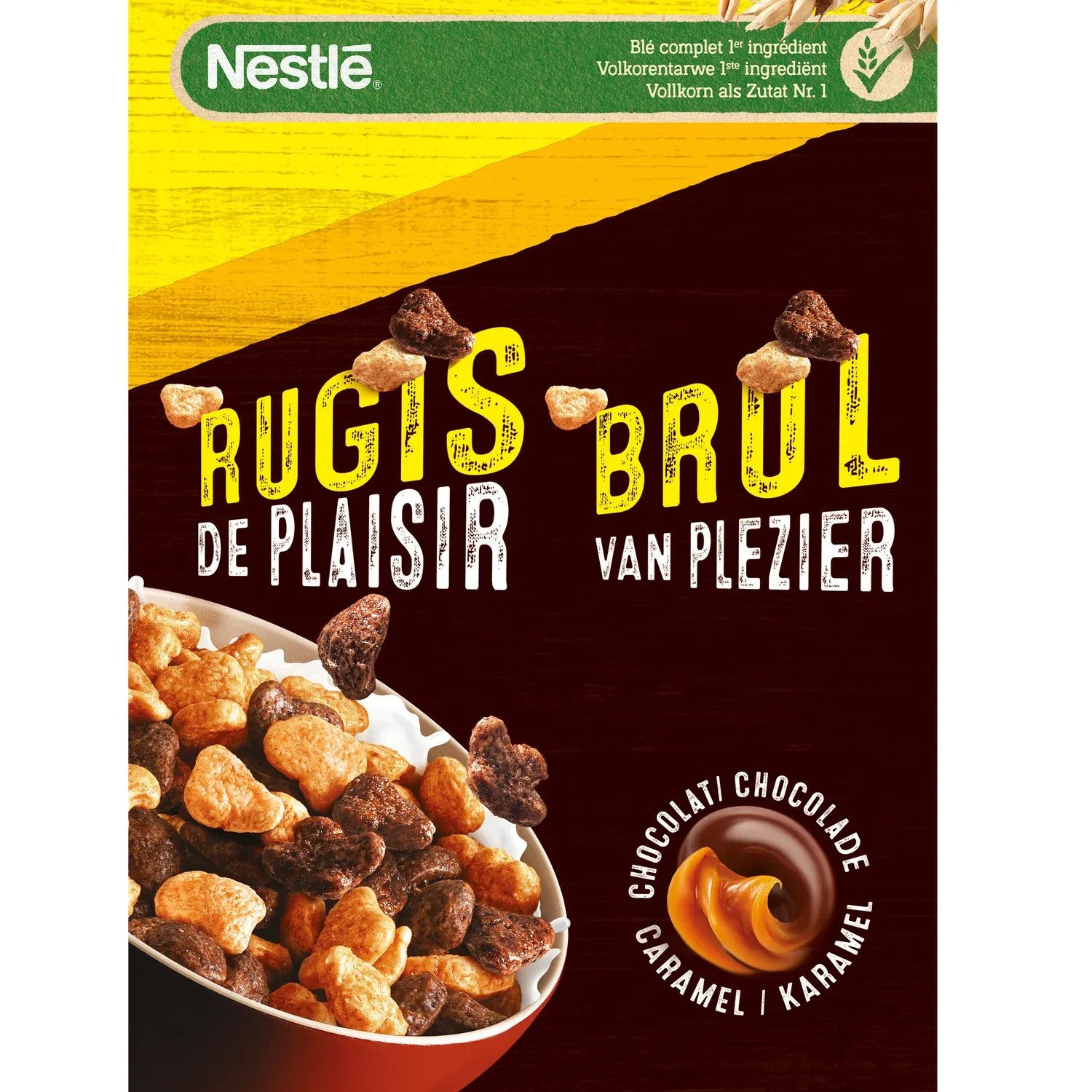 Céréales caramel & chocolat LION