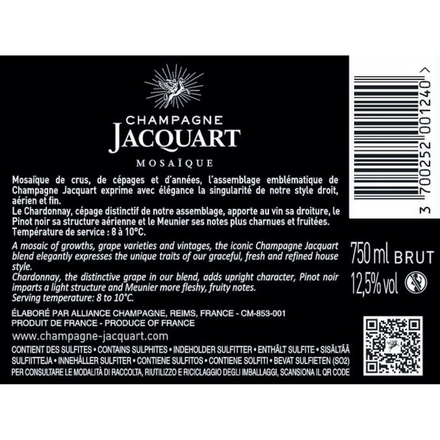 Champagne Brut JACQUART MOSAIQUE