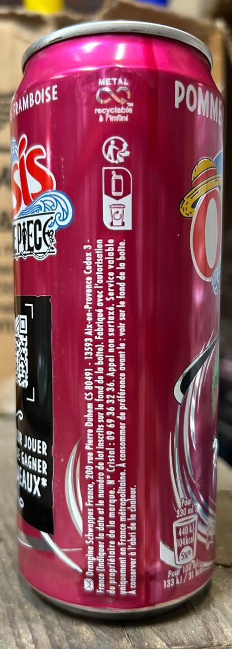 OASIS CAN POMME/CASSS/FRAMBOISE 33CL