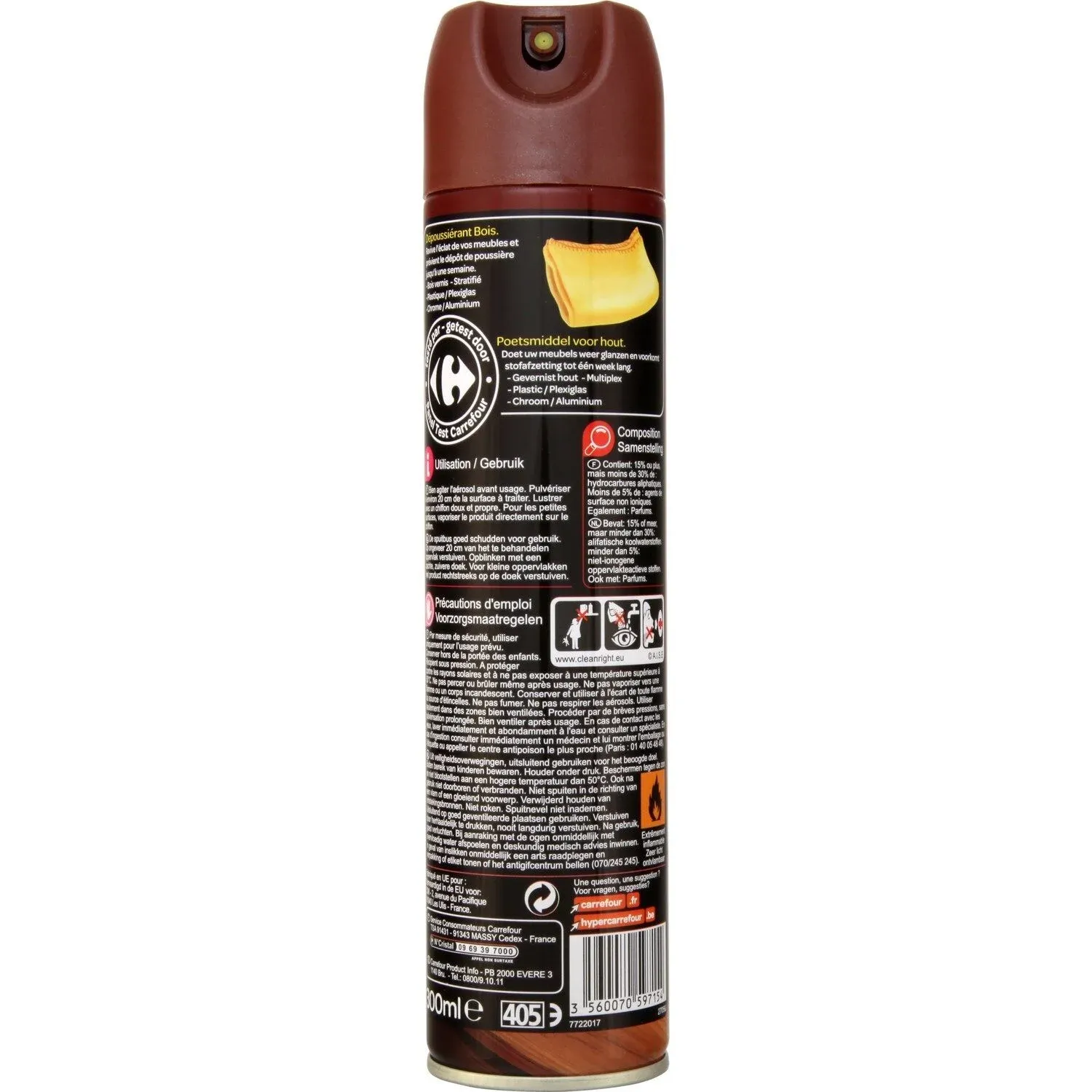 Dépoussiérant Bois Antistatique CARREFOUR