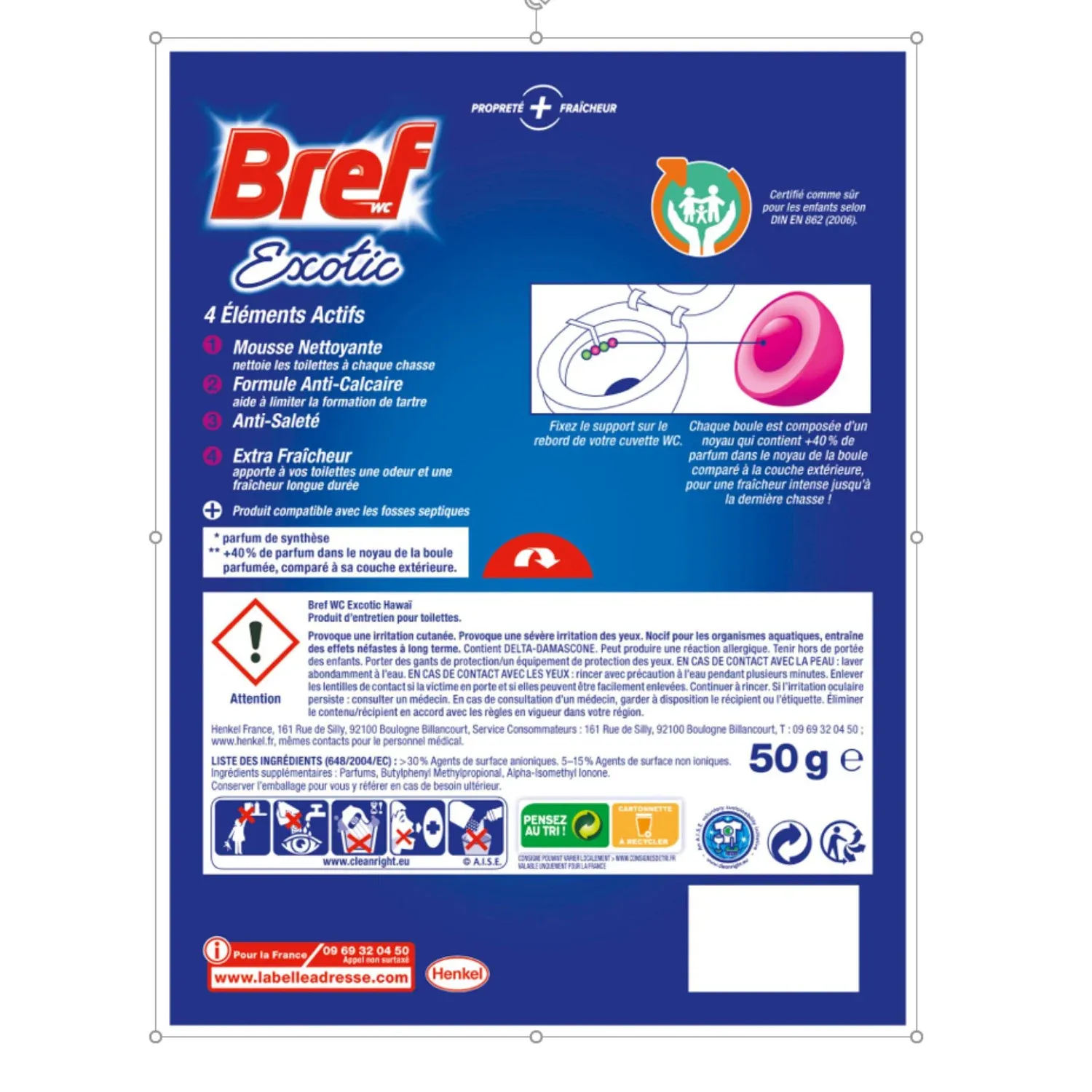 Bloc WC Exotic Hawai Power Activ' BREF WC