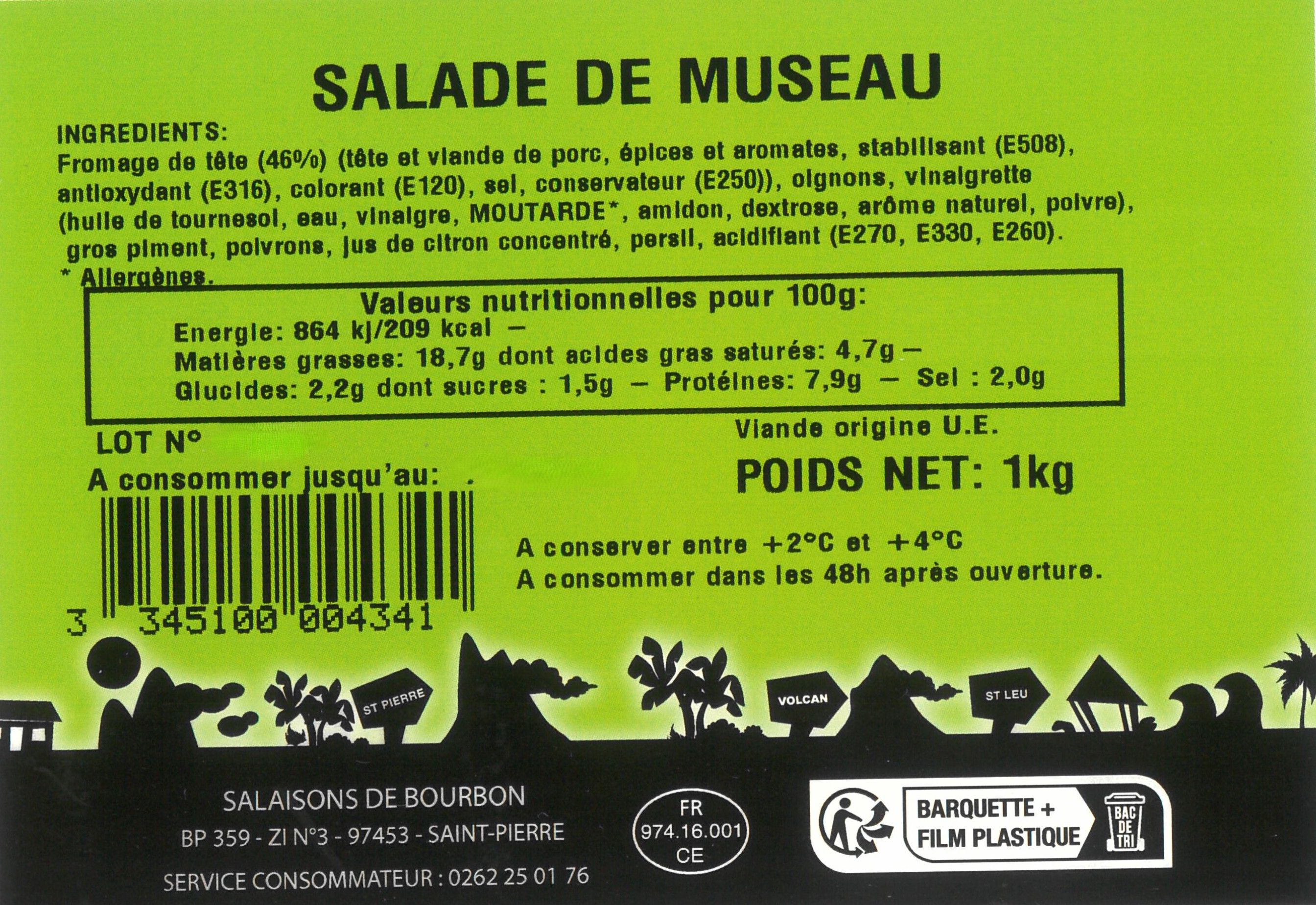 SALADE DE MUSEAU 1KG SB