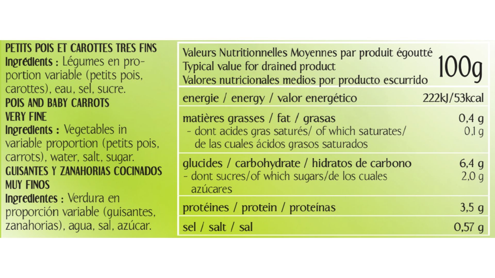 POIS TRES FINS CAROTTES 1/2HF COIN FLEURI