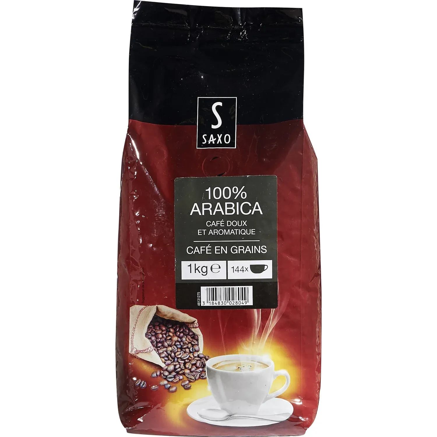 Café grains 100% arabica SAXO