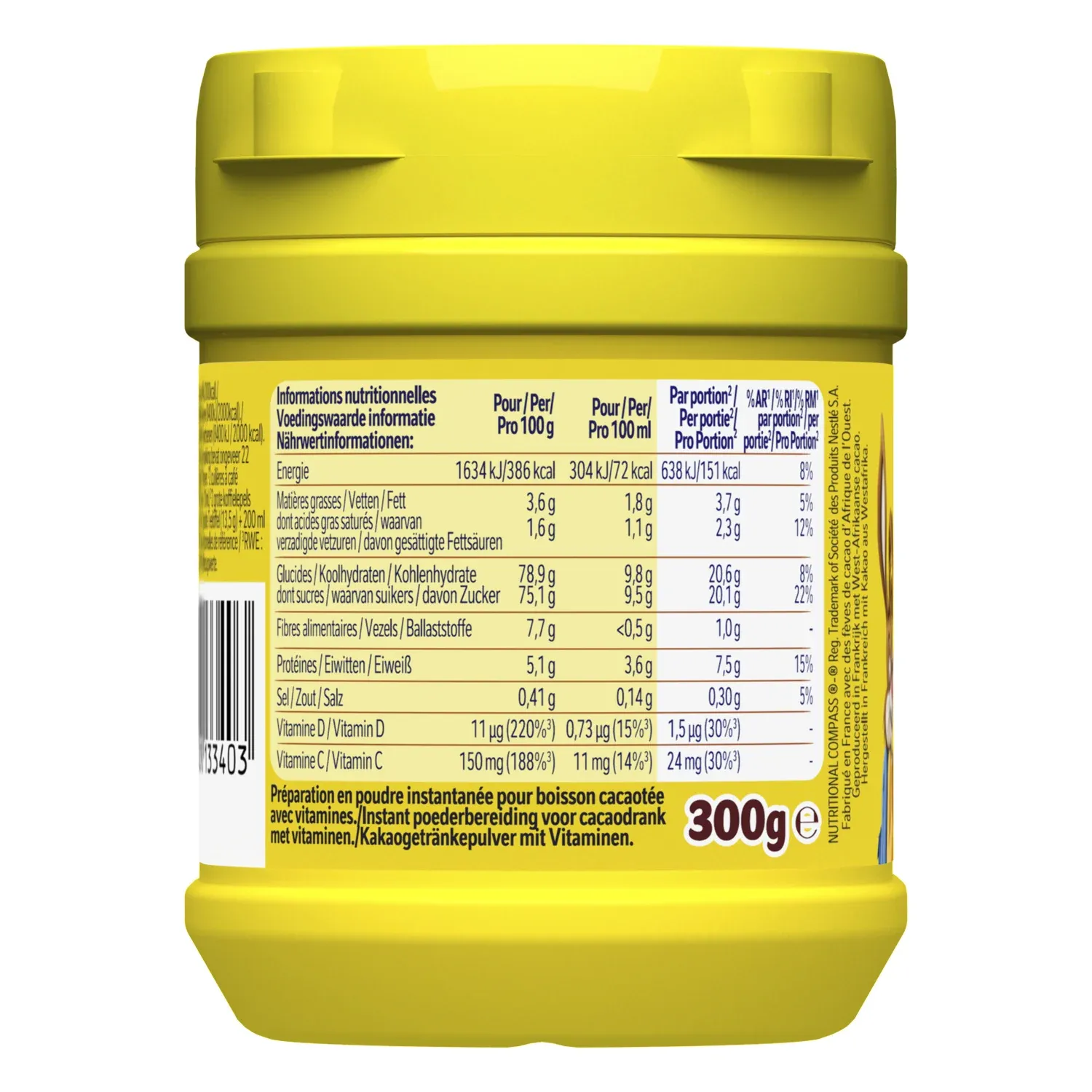 Chocolat en Poudre Nesquik NESTLE