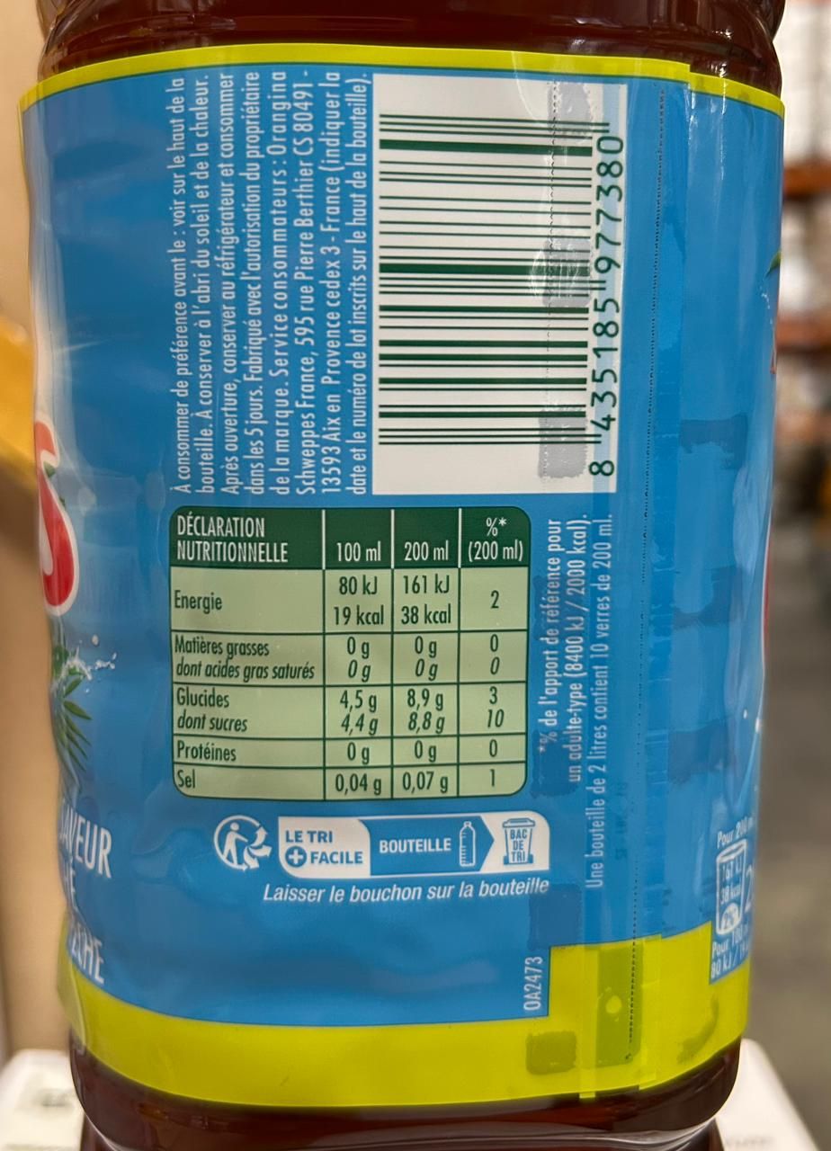 OASIS PET 2L TEA PECHE