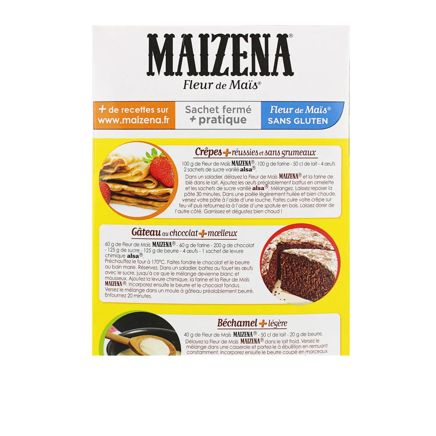 Fleur de Maïs Sans Gluten MAIZENA