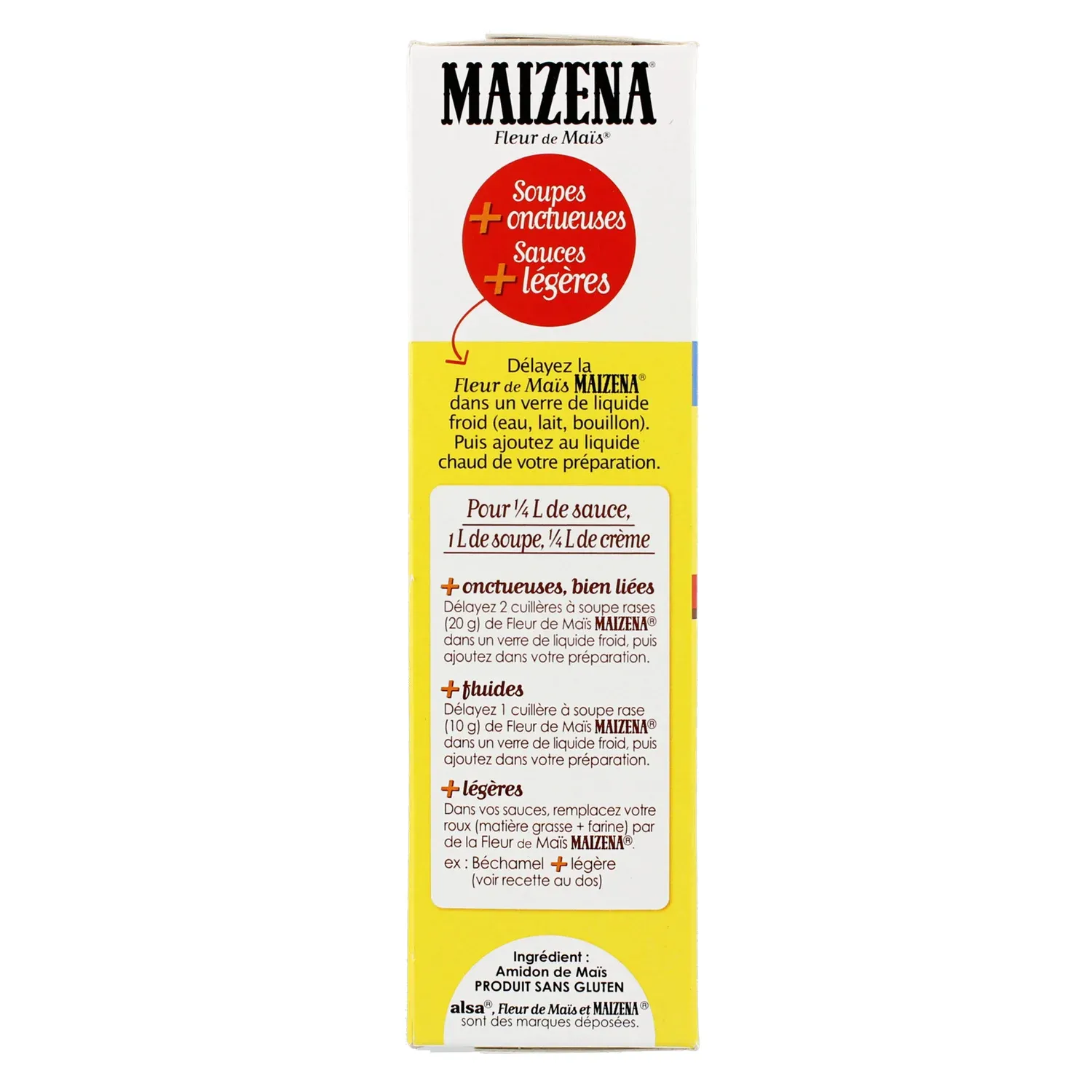 Fleur de Maïs Sans Gluten MAIZENA