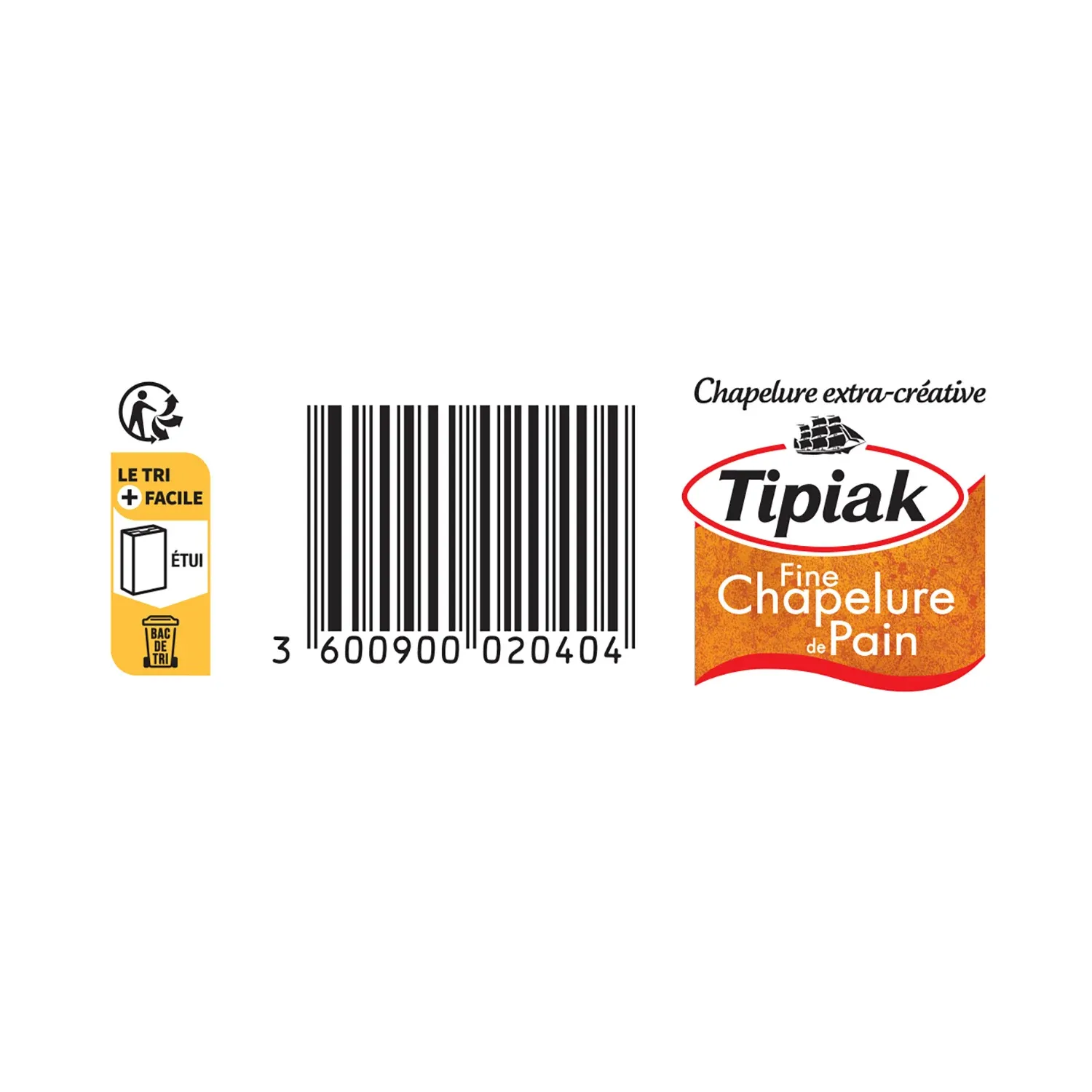 Chapelure fine de pain TIPIAK