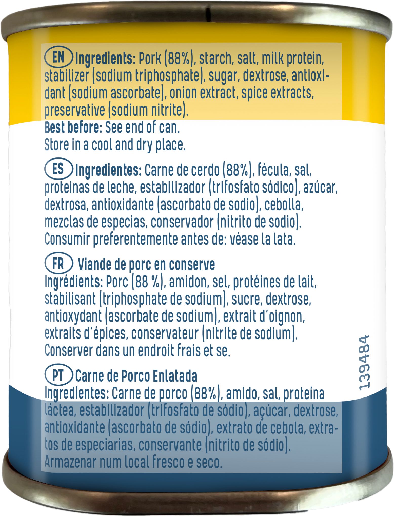 Jamonilla Pork Luncheon Meat 48x200g