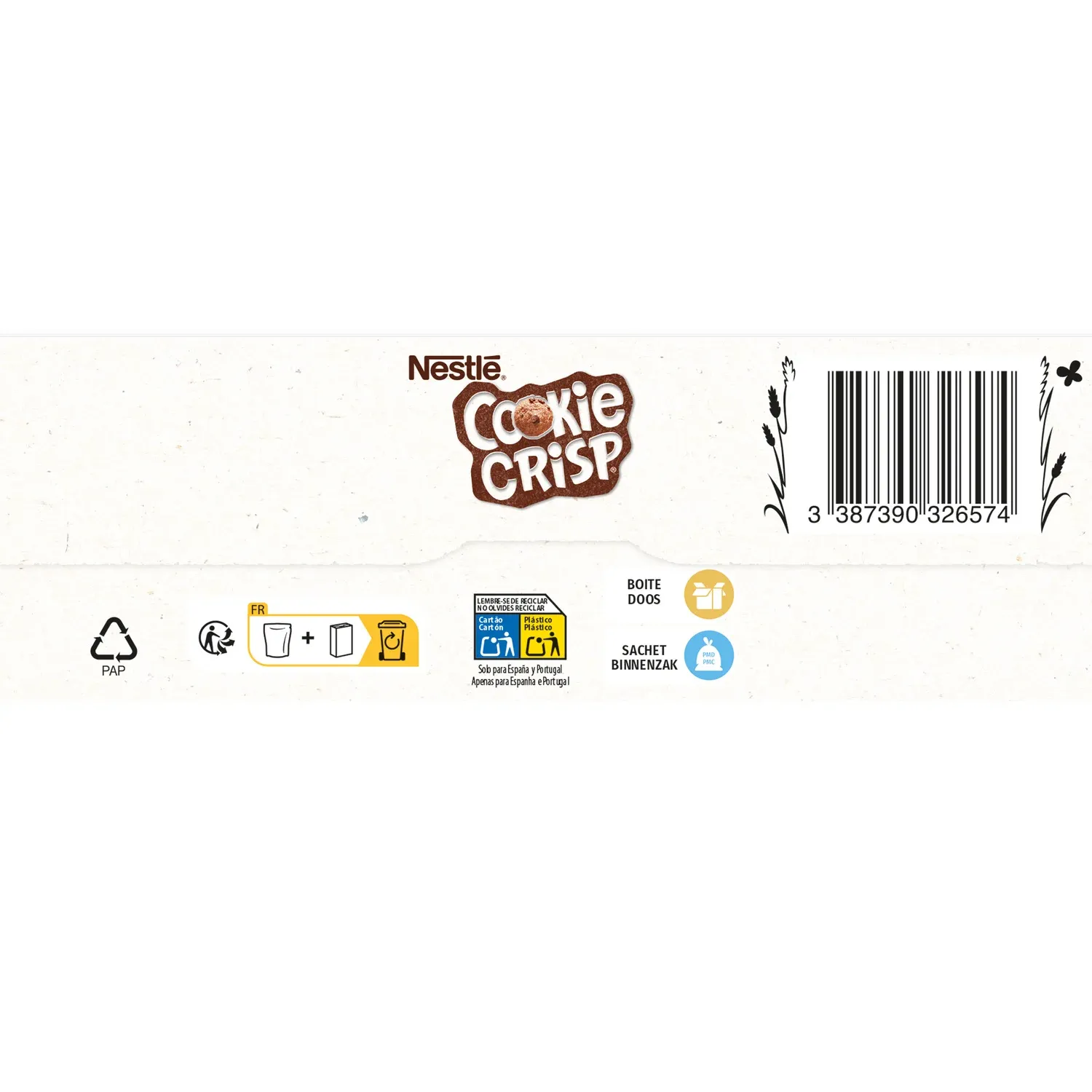 Céréales Cookie Crisp Chocolat NESTLE