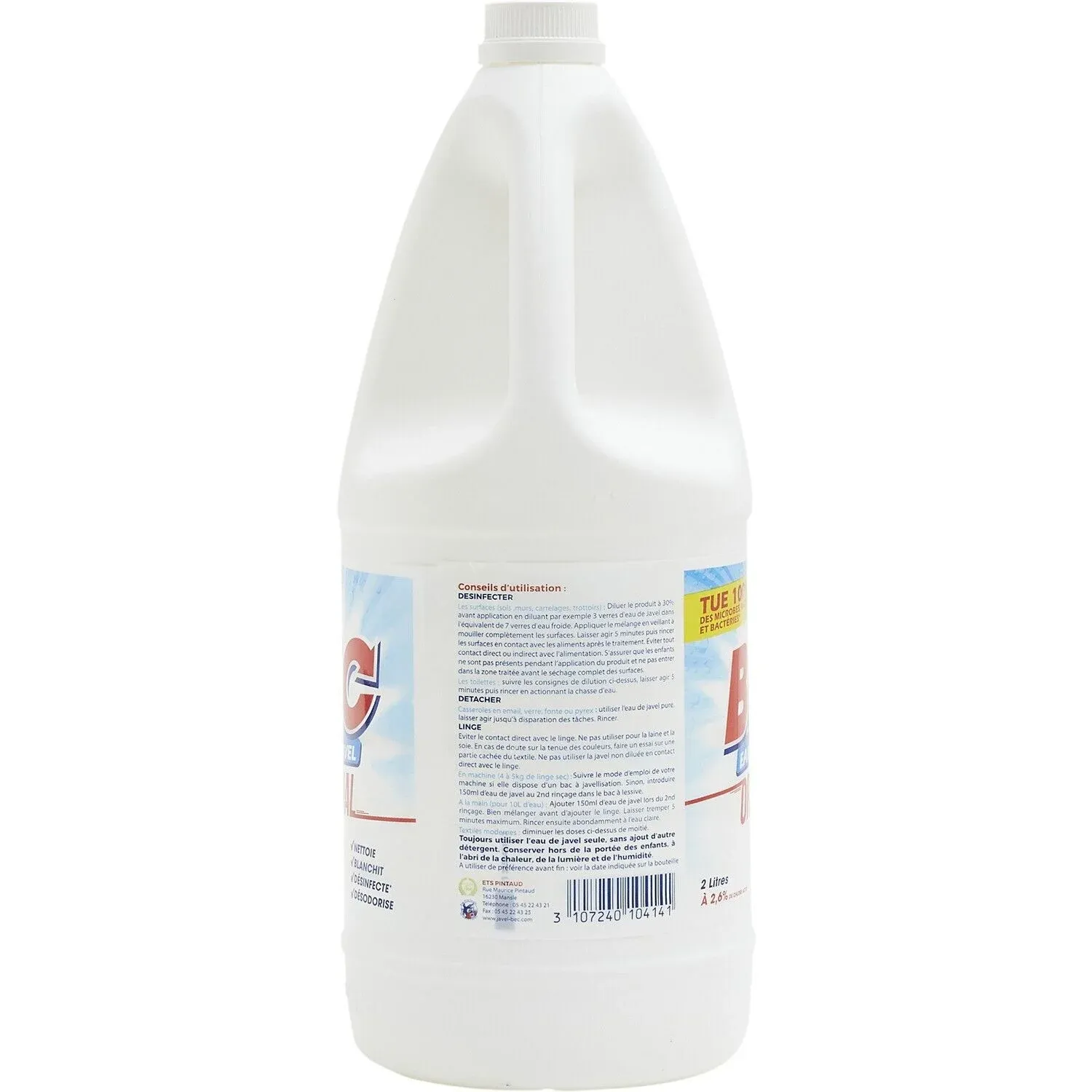 Eau de javel 0.026 BEC