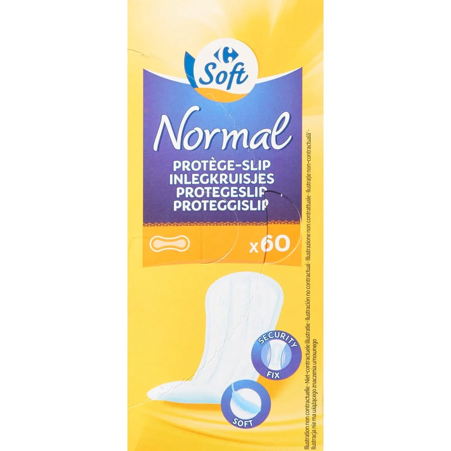 Protège-slips Normal Voile Douceur CARREFOUR SOFT