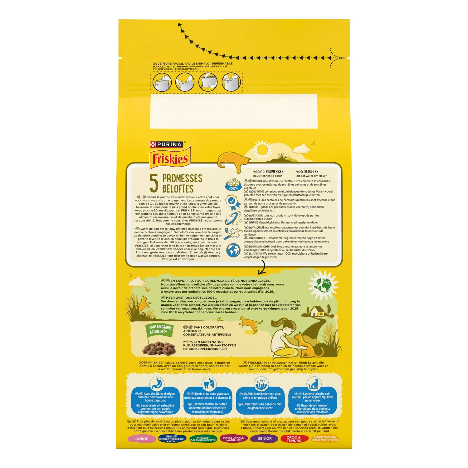 Croquettes Pour Chat Adulte Saumon Légume FRISKIES