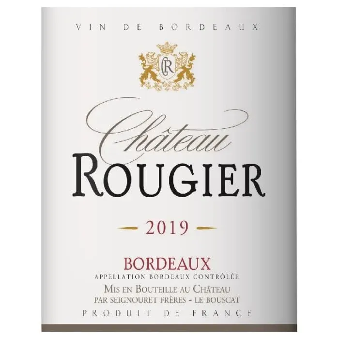 Château Rougier Bordeaux - Vin Rouge De Bordeaux
