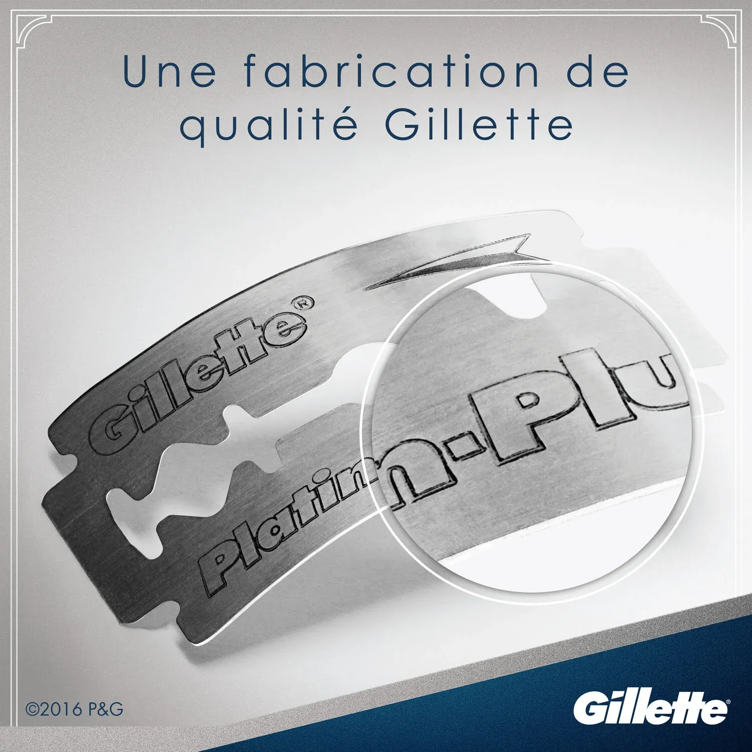 Lames de rasoir Pour Homme Double Edge Platinum GILLETTE