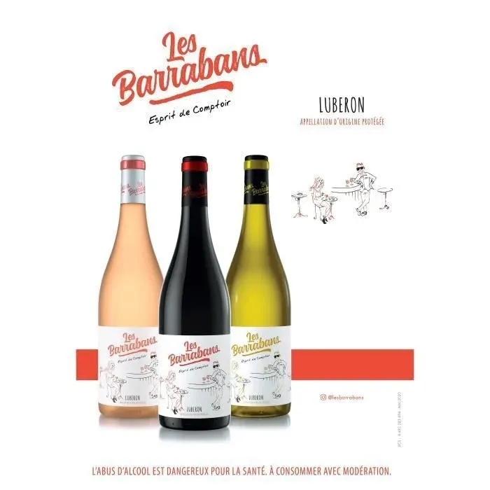 Les Barrabans 2021 Luberon - Vin Blanc De La Vallée Du Rhône