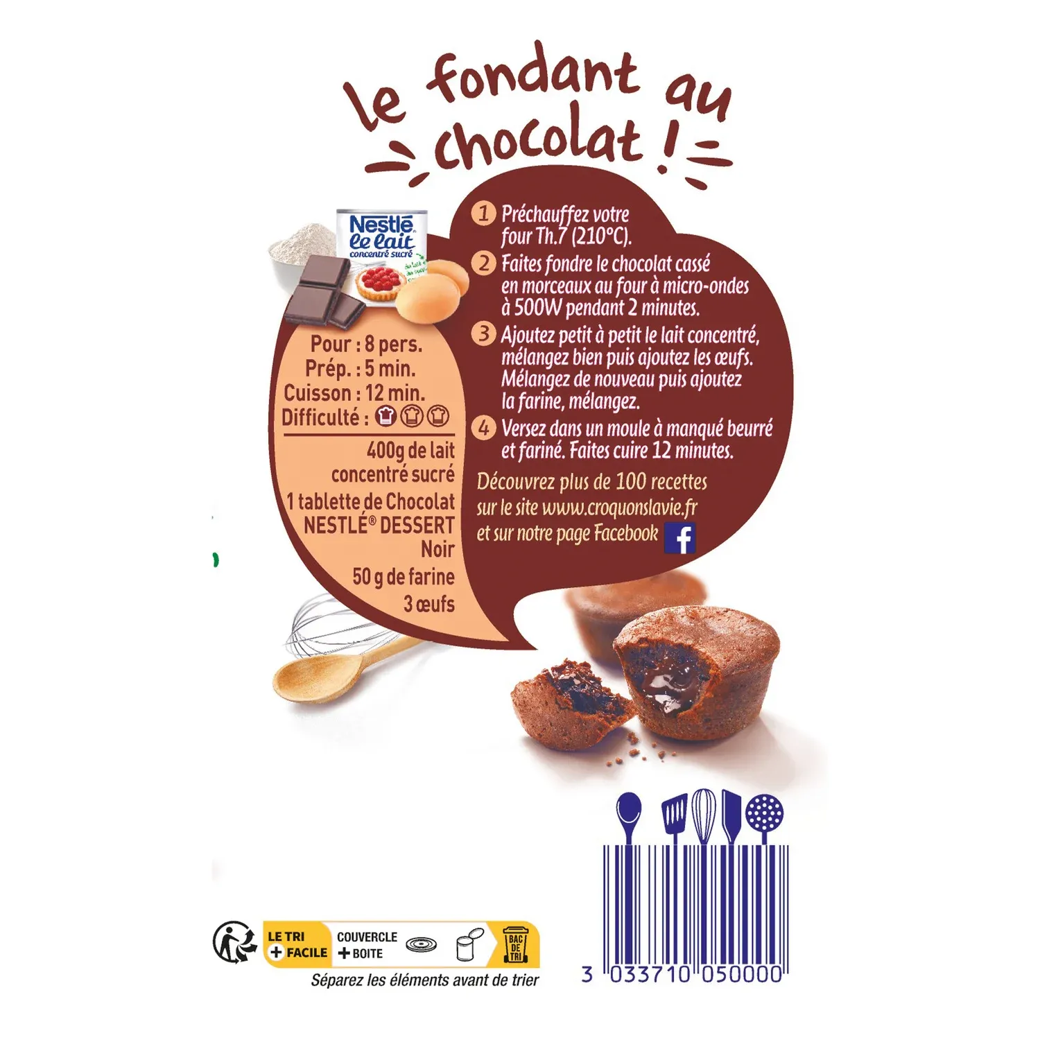 Lait concentré sucré NESTLE