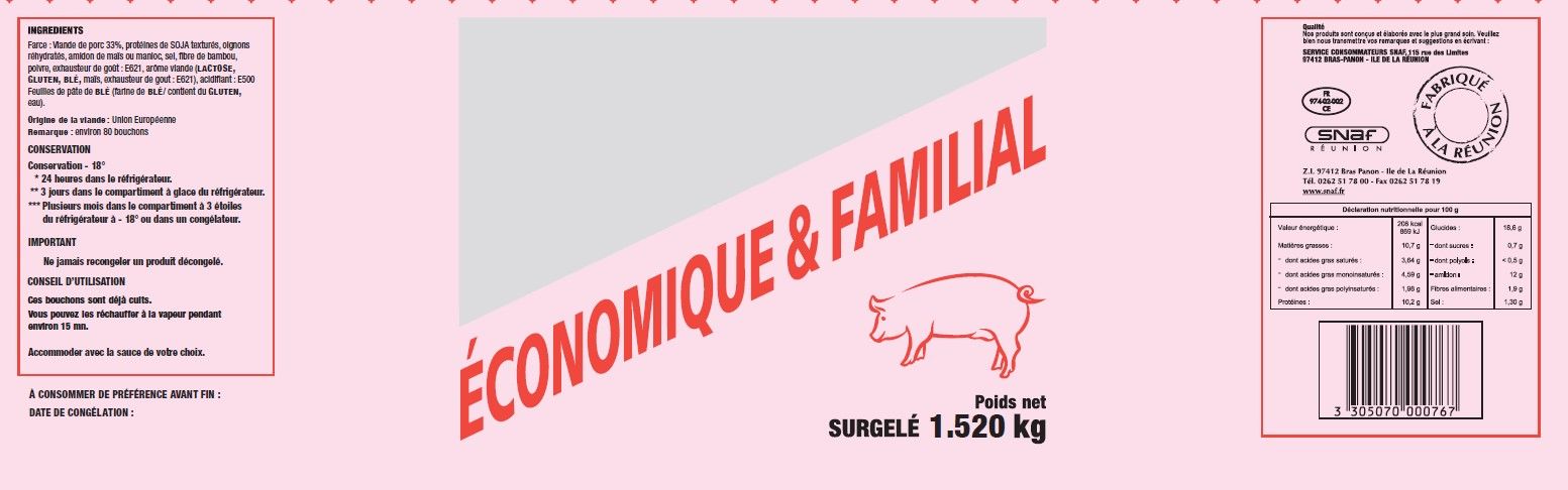 80 BOUCHONS PORC MISTER QUICK