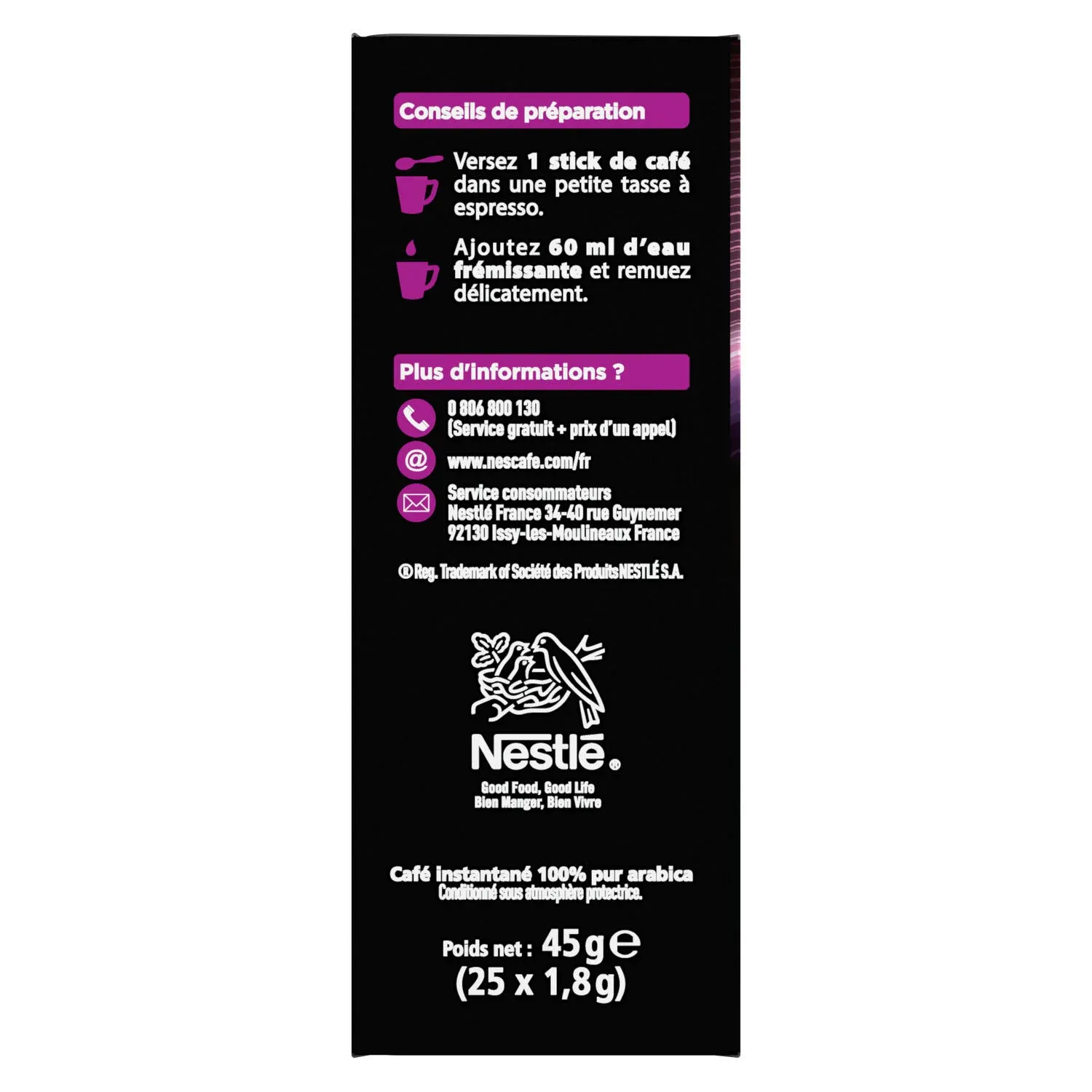 Café Soluble Espresso Intenso NESCAFE