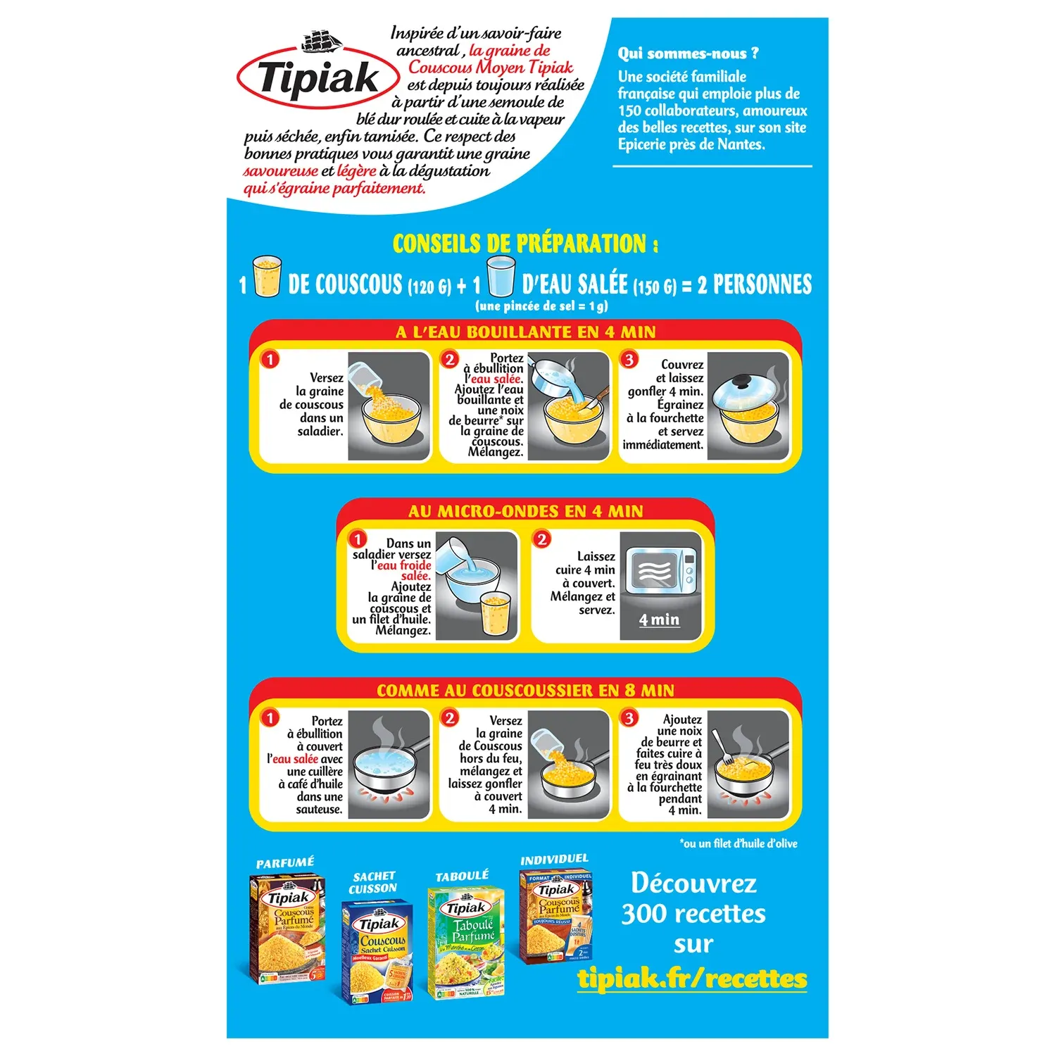 Couscous moyen TIPIAK