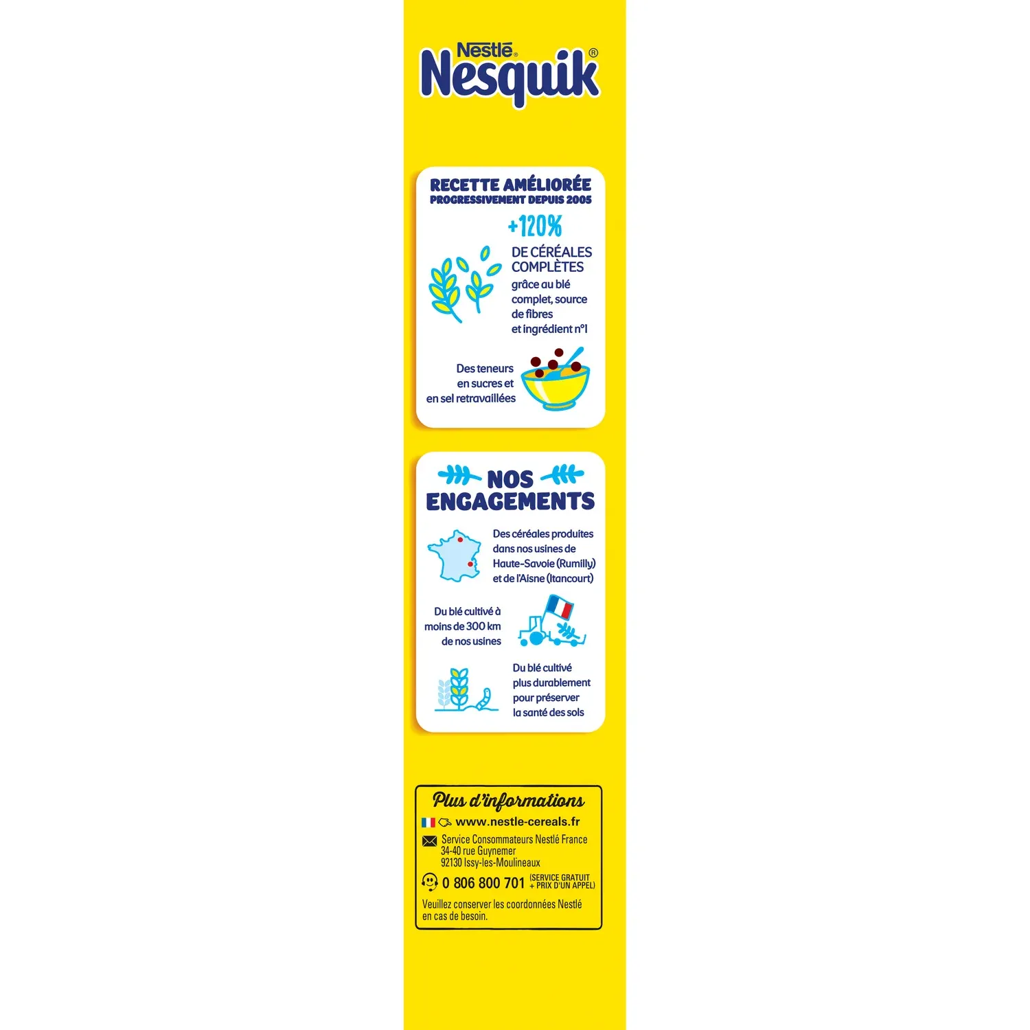 Céréales Nesquik Chocolat NESTLE