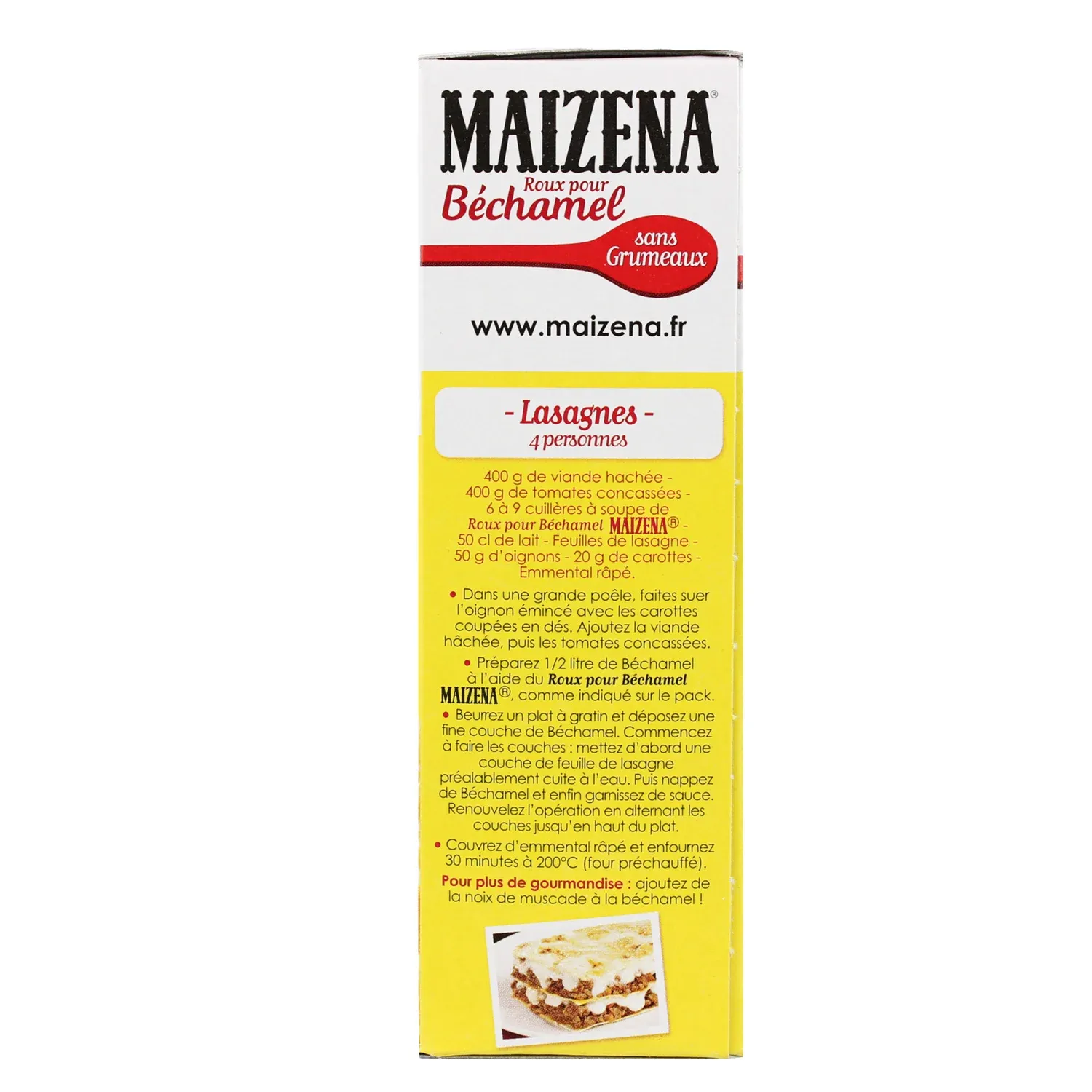 Préparation pour Béchamel MAIZENA