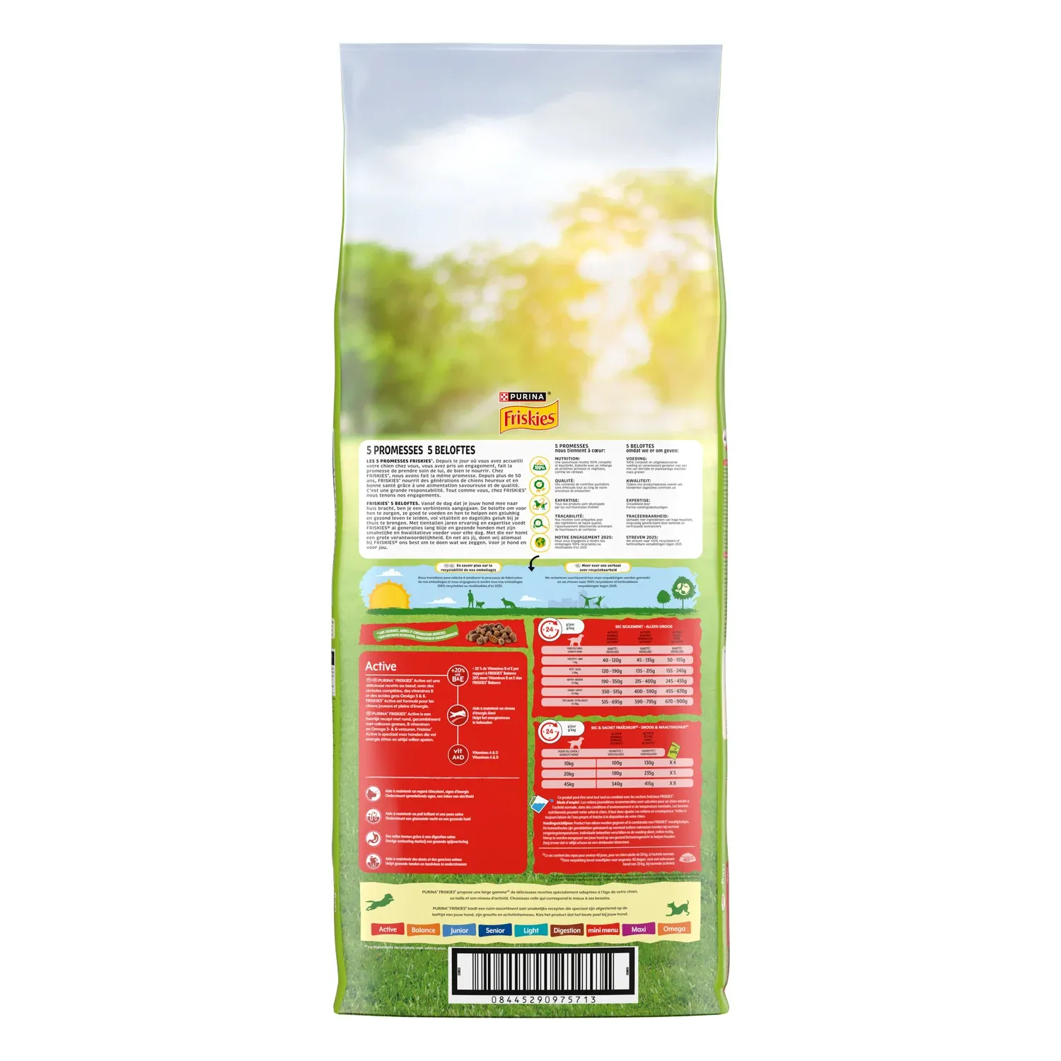 Croquettes Pour Chien Adulte Boeuf Active FRISKIES