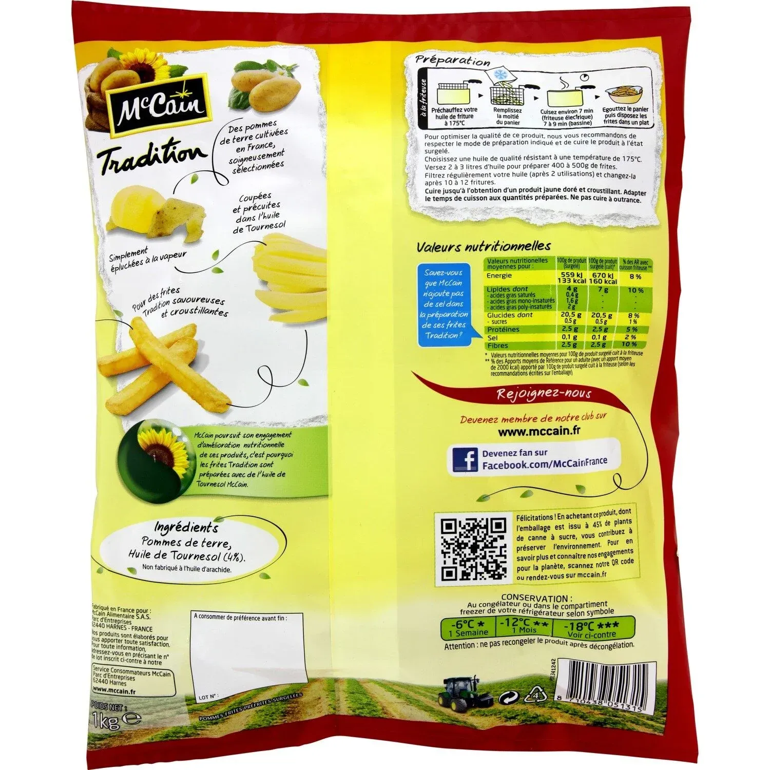 Frites Tradition MCCAIN