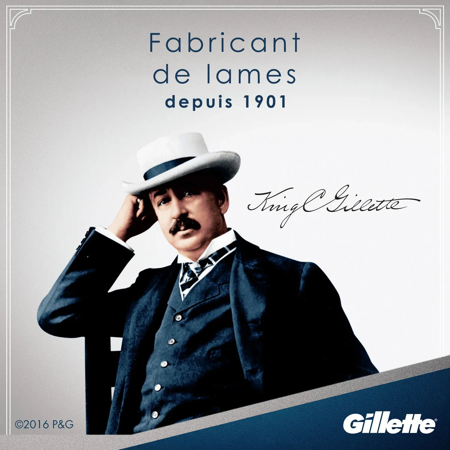 Lames de rasoir Pour Homme Double Edge Platinum GILLETTE