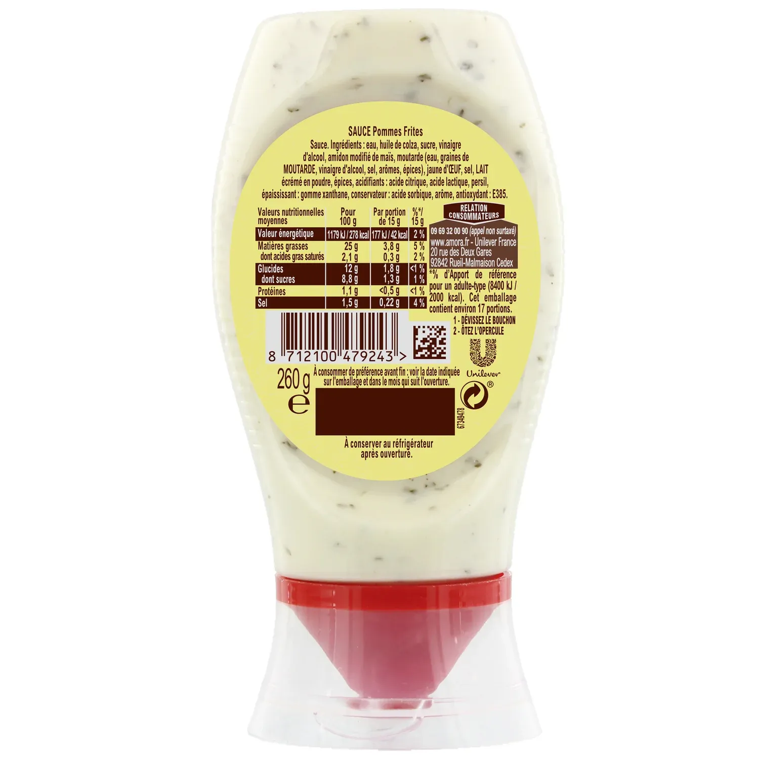 Sauce  Pomme Frites AMORA