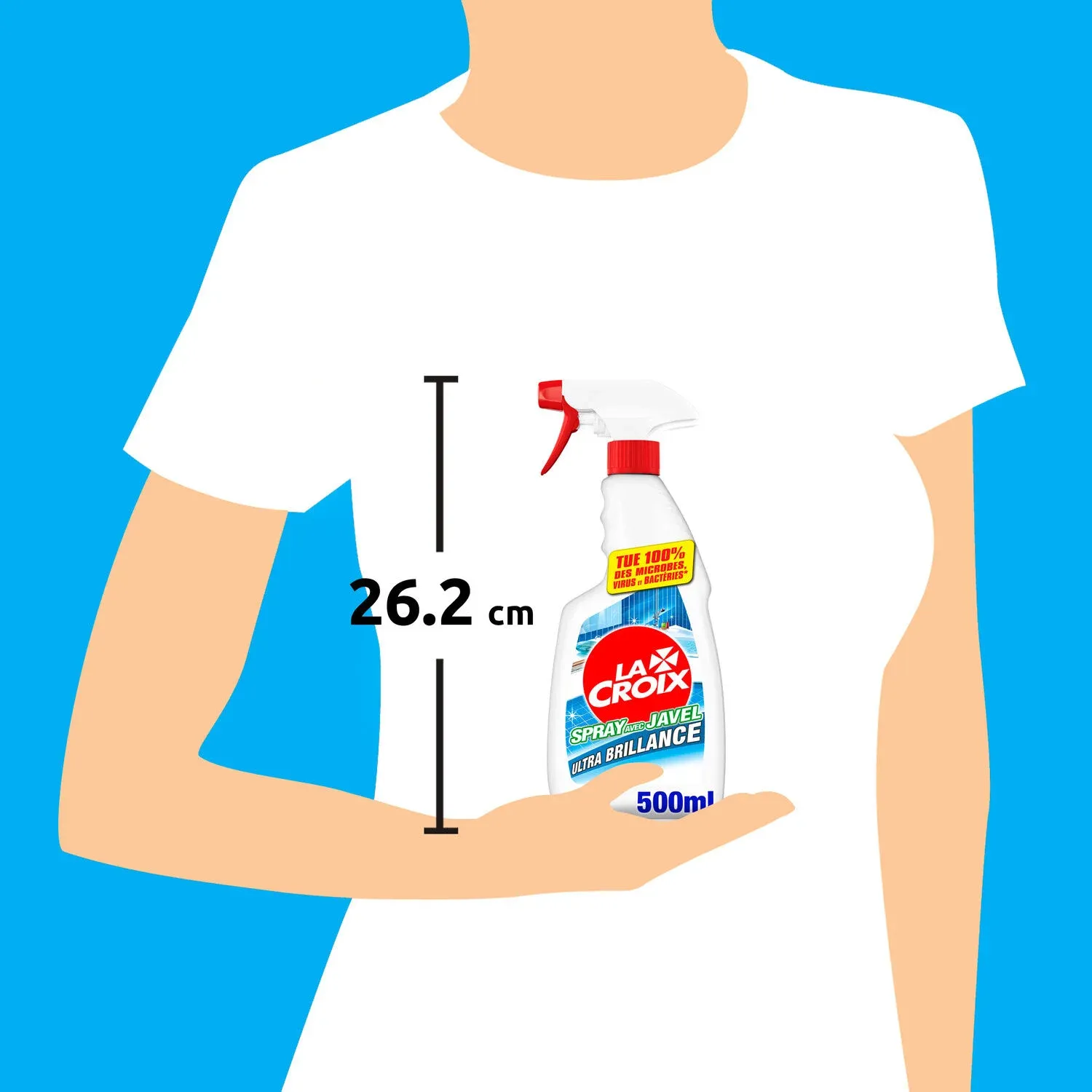 Nettoyant Ménager Salle de Bains Désinfectant Brillance LA CROIX