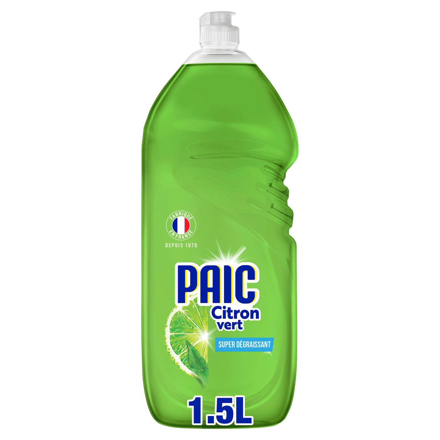 Liquide vaisselle Citron Vert Super Dégraissant PAIC