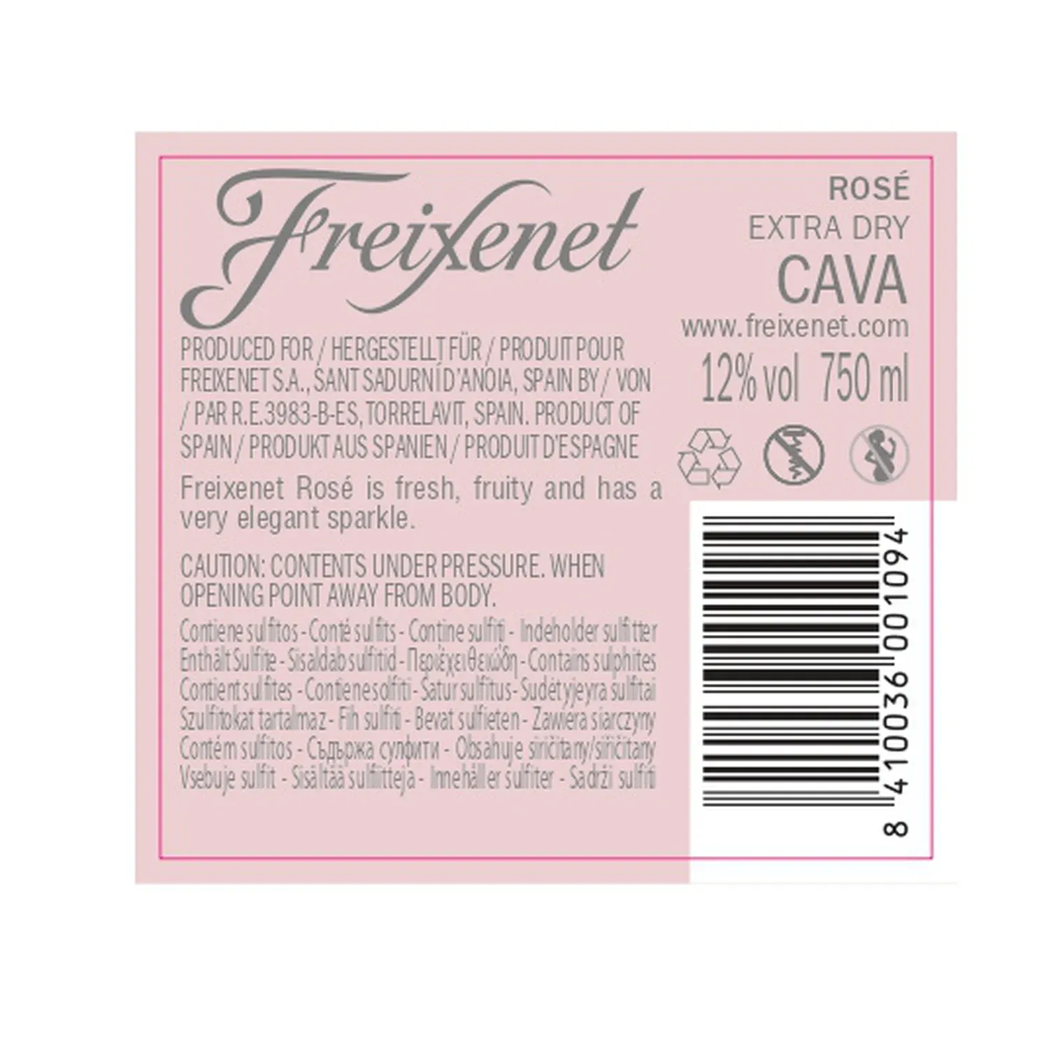 Vin Rosé D.O. Crose Premium Cava FREIXENET
