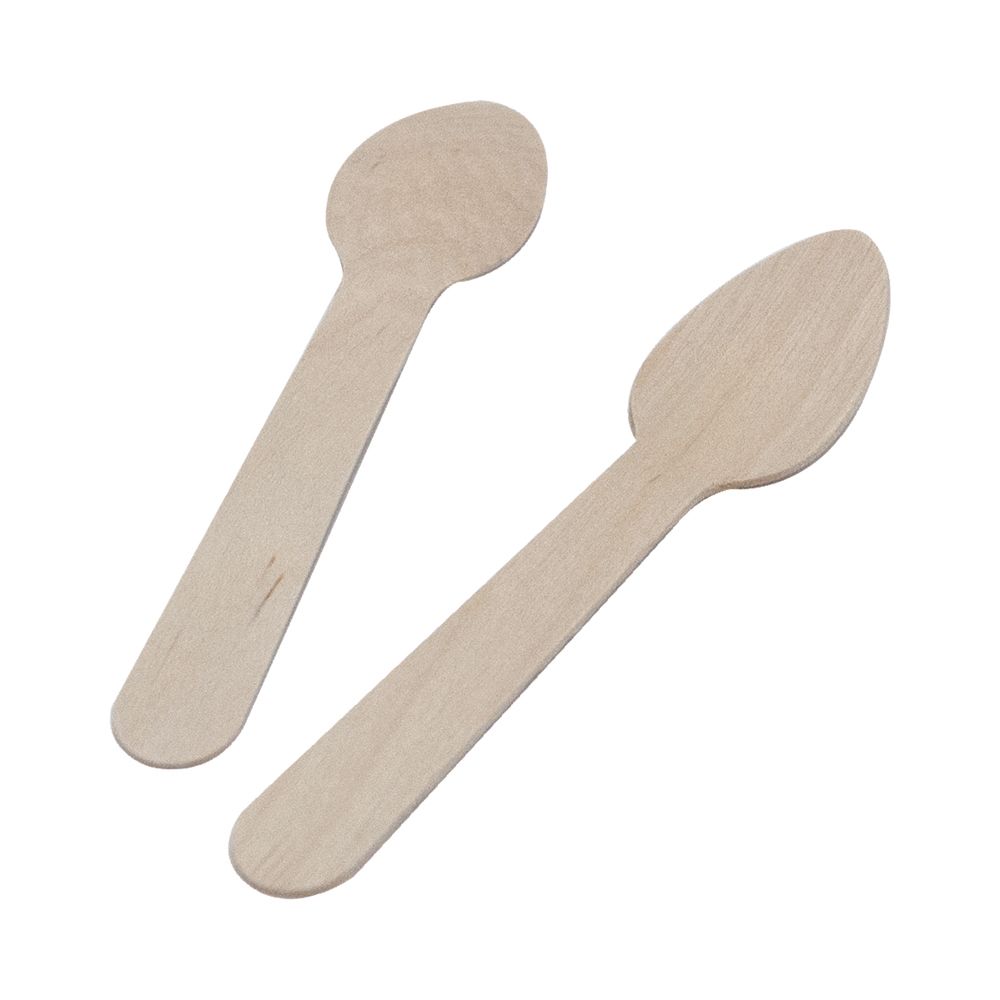 100 PETITES CUILLÈRES BOIS11CM