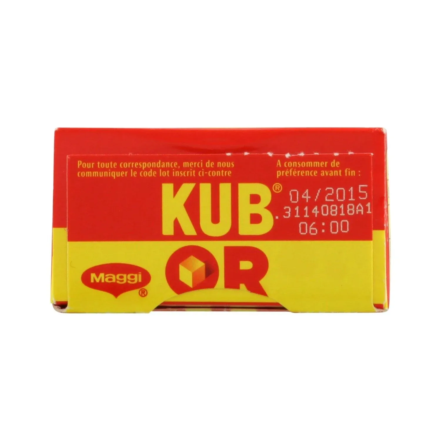 Préparation culinaire bouillon déshydraté KUB OR