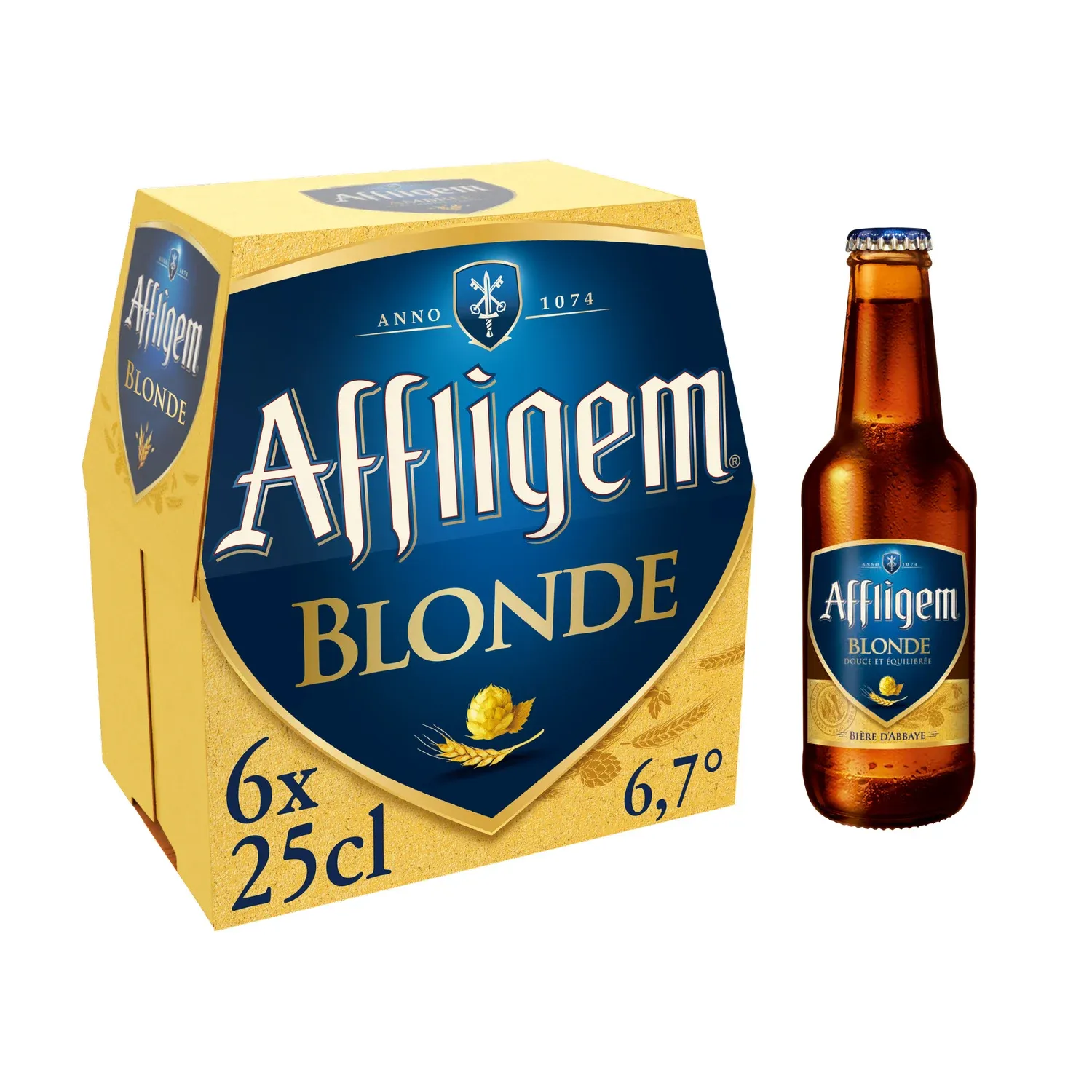 Bière Blonde D'Abbaye 6,7% AFFLIGEM