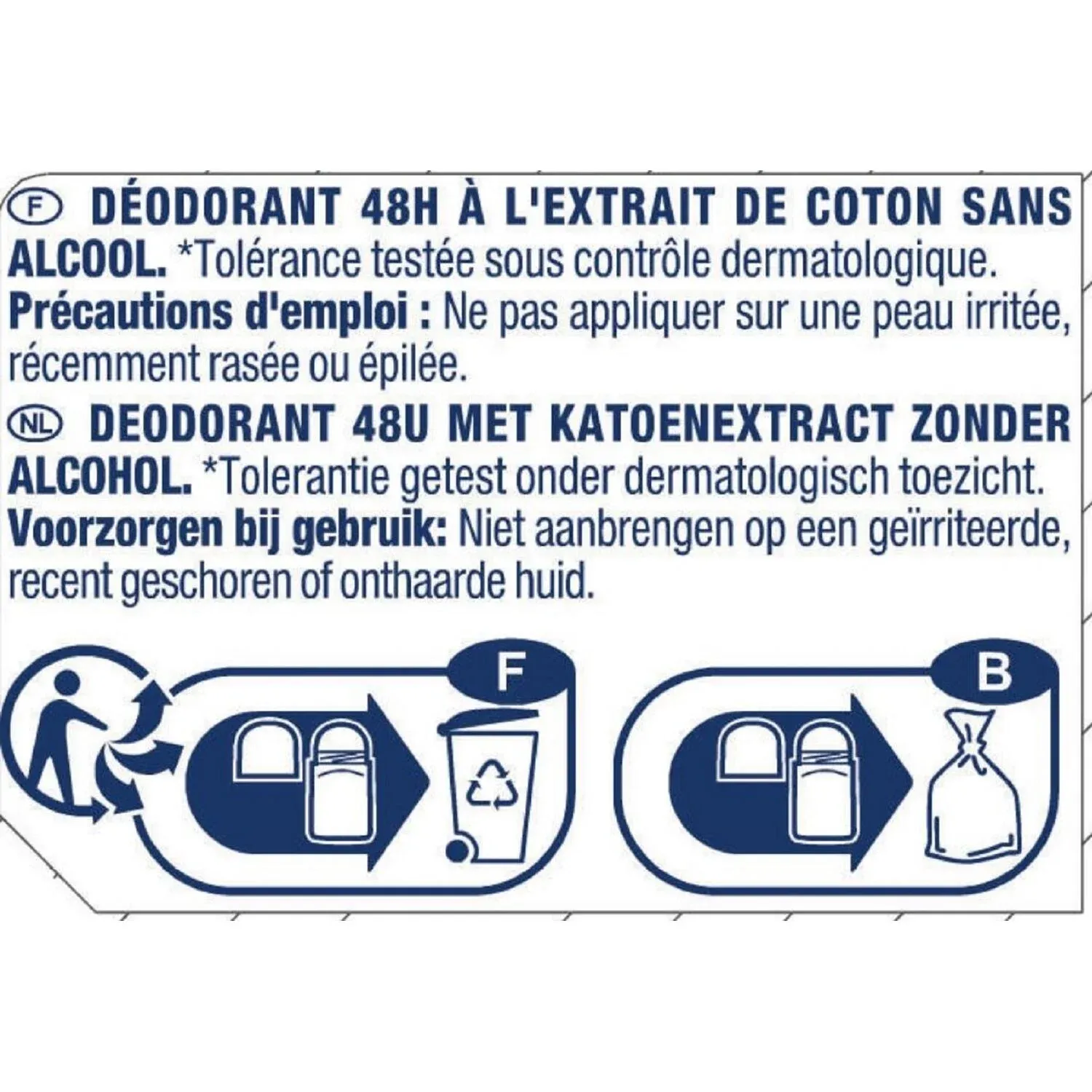 Déodorant bille 48h à l'extrait de coton CARREFOUR SOFT