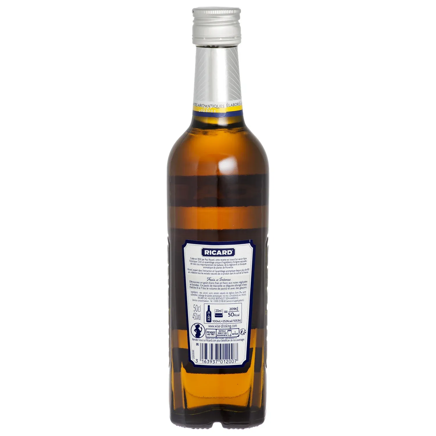 Anisé pastis de Marseille RICARD