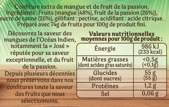 CONF.MANGUE-PASSION 250G