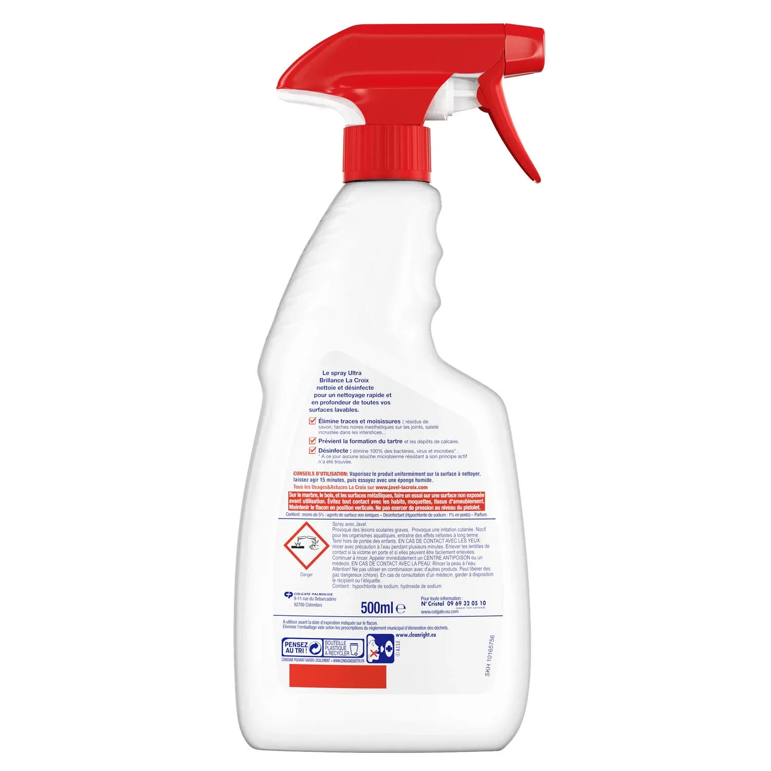 Nettoyant Ménager Salle de Bains Désinfectant Brillance LA CROIX