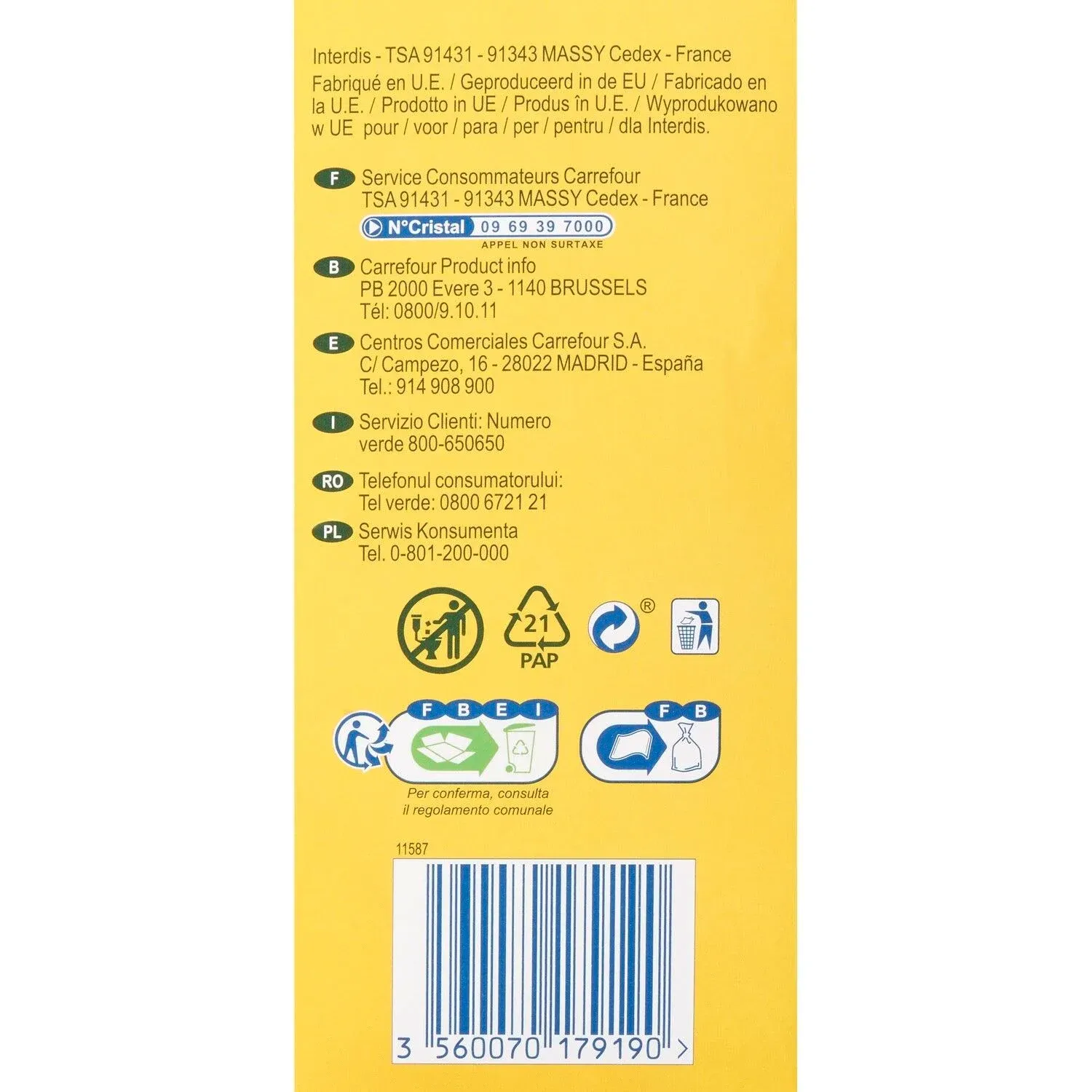 Protège-slips Normal Voile Douceur CARREFOUR SOFT