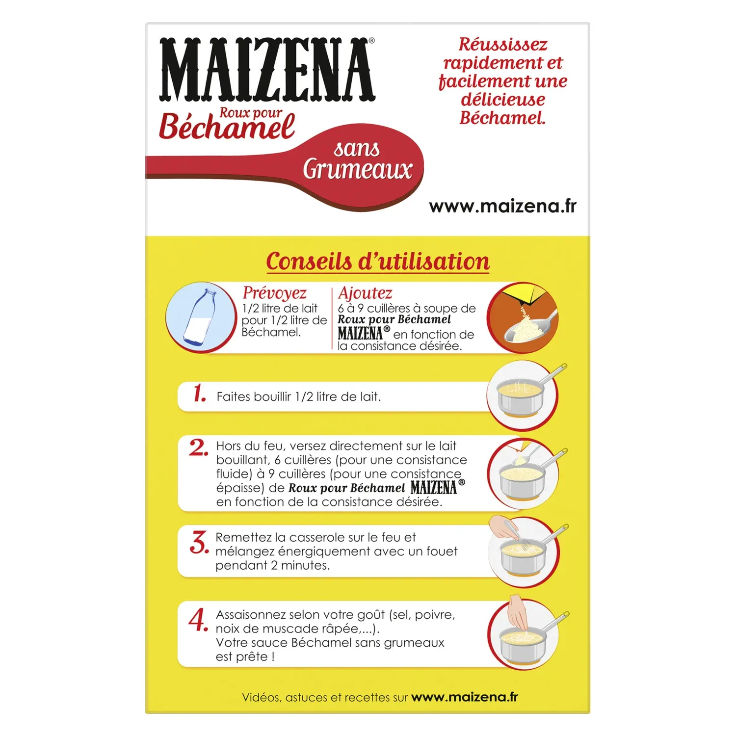 Préparation pour Béchamel MAIZENA