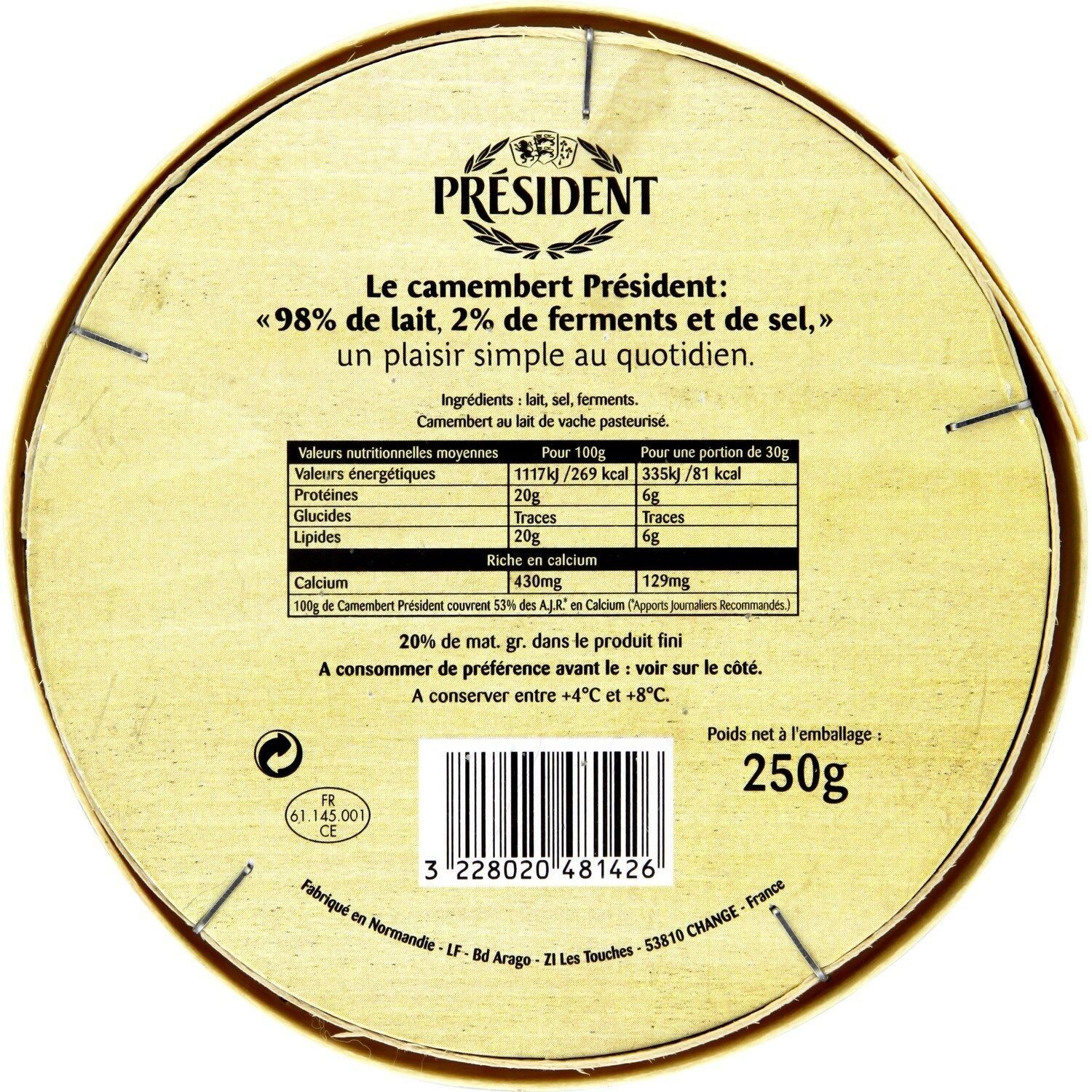 Camembert PRESIDENT