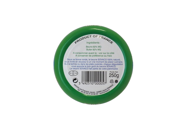 BEURRE SOVACO 250G