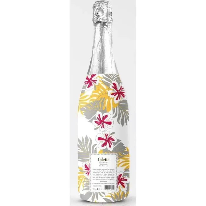Colette Hibiscus Cocktail A Base De Vin Mousseux